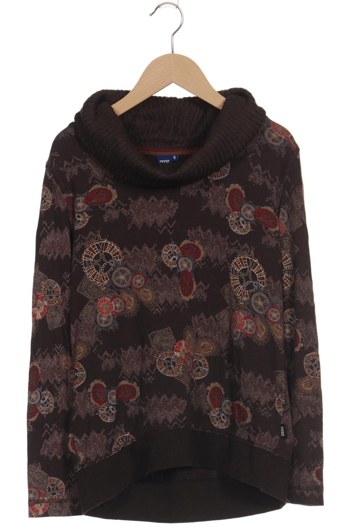 

Cecil Damen Langarmshirt, braun, Gr. 36