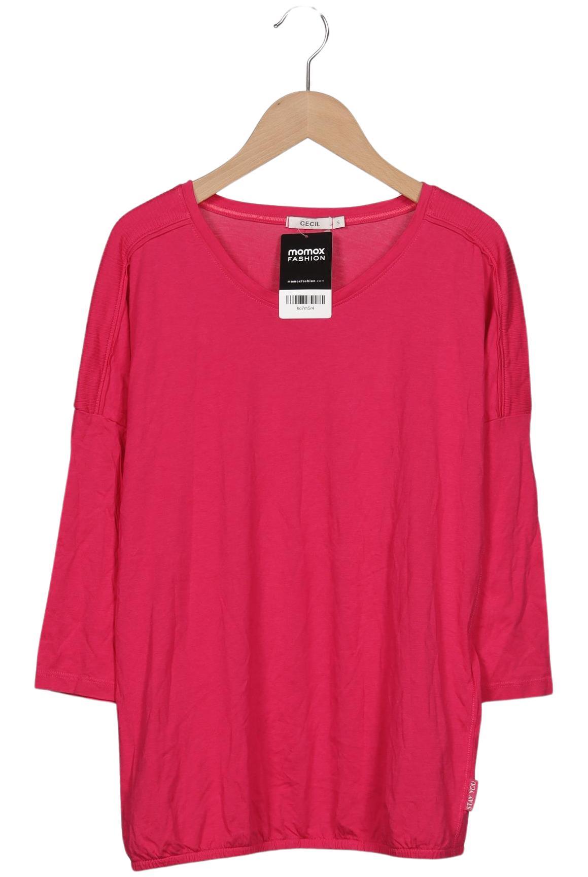 

Cecil Damen Langarmshirt, pink, Gr. 36