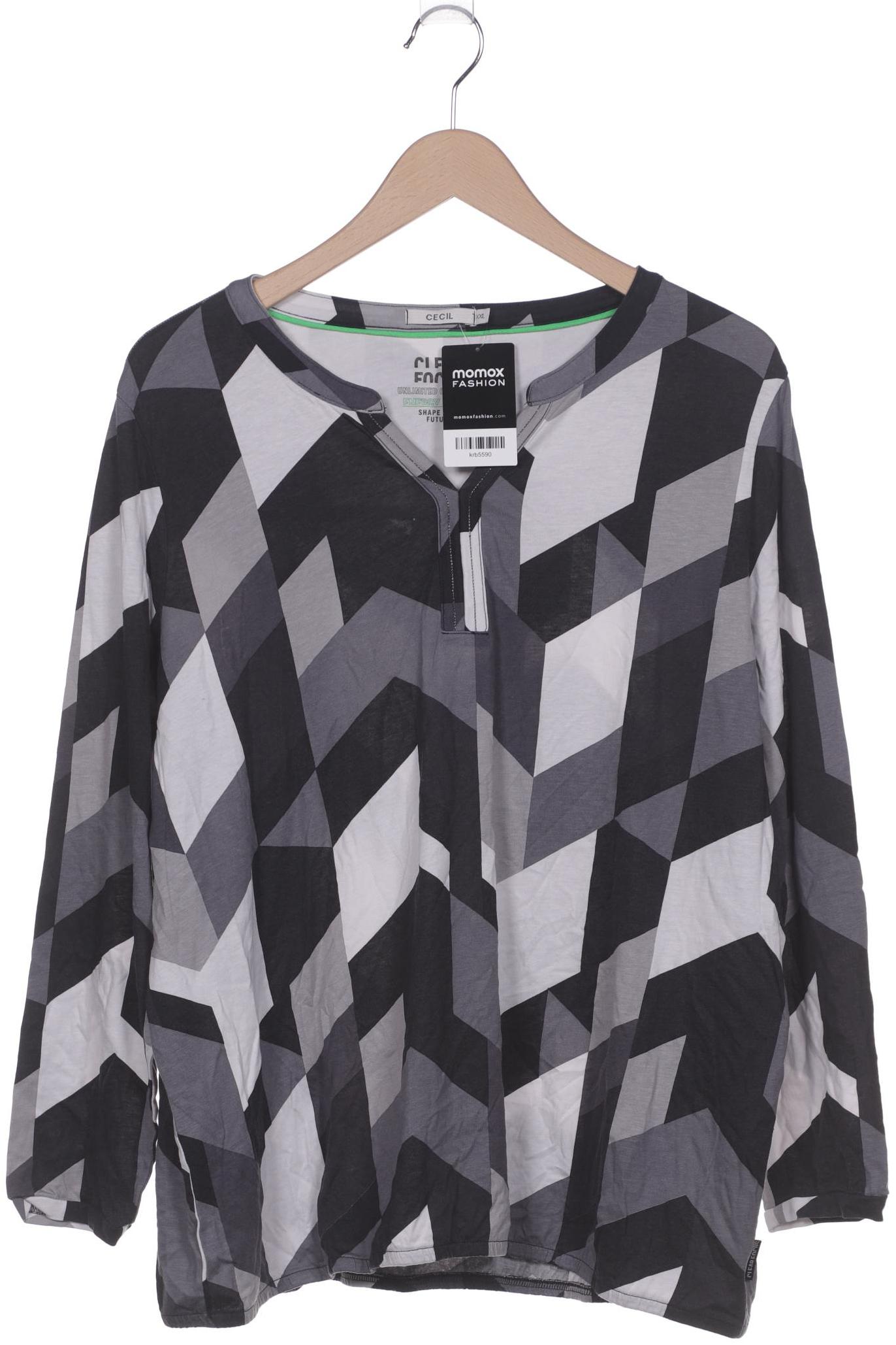 

Cecil Damen Langarmshirt, grau, Gr. 46