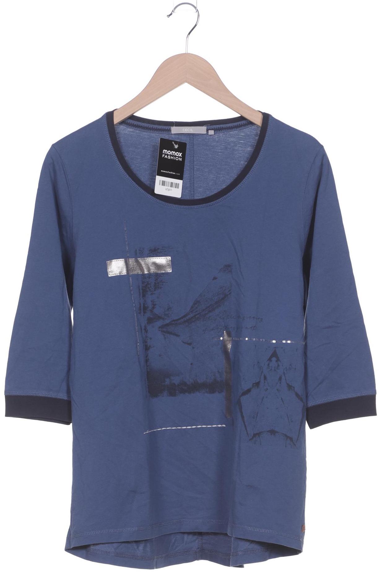 

Cecil Damen Langarmshirt, marineblau, Gr. 44