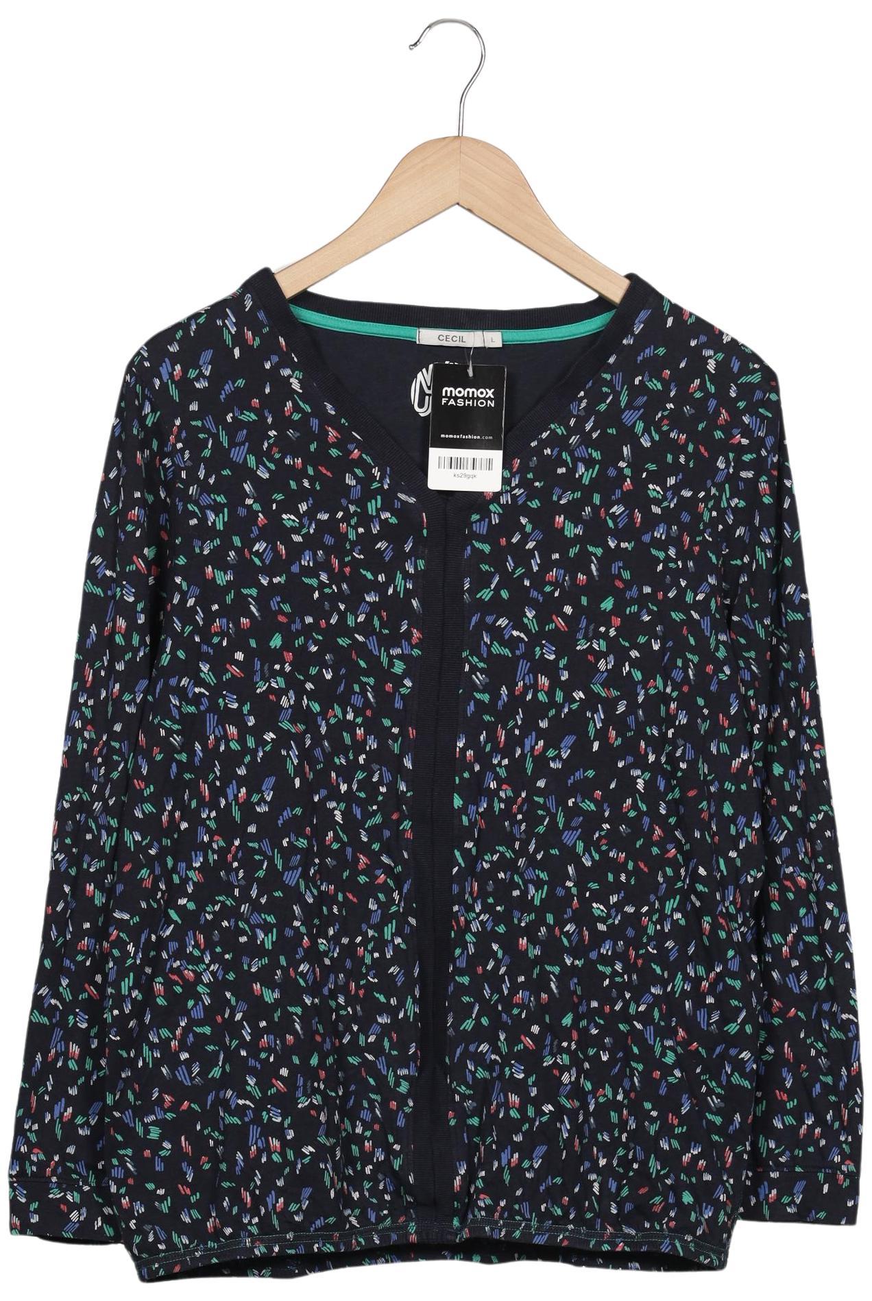 

Cecil Damen Langarmshirt, marineblau, Gr. 42