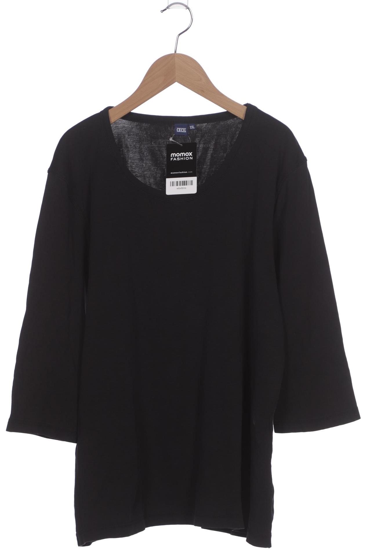 

Cecil Damen Langarmshirt, schwarz, Gr. 46