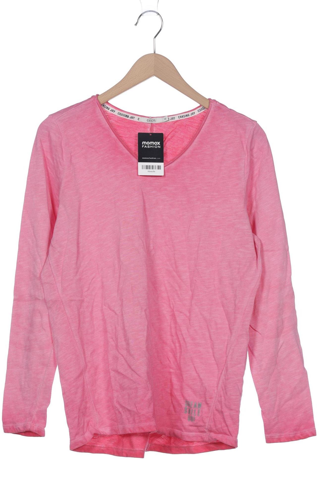 

Cecil Damen Langarmshirt, pink, Gr. 38
