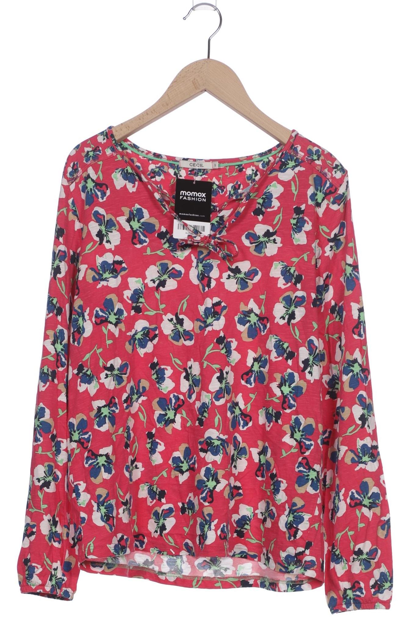 

Cecil Damen Langarmshirt, pink, Gr. 36
