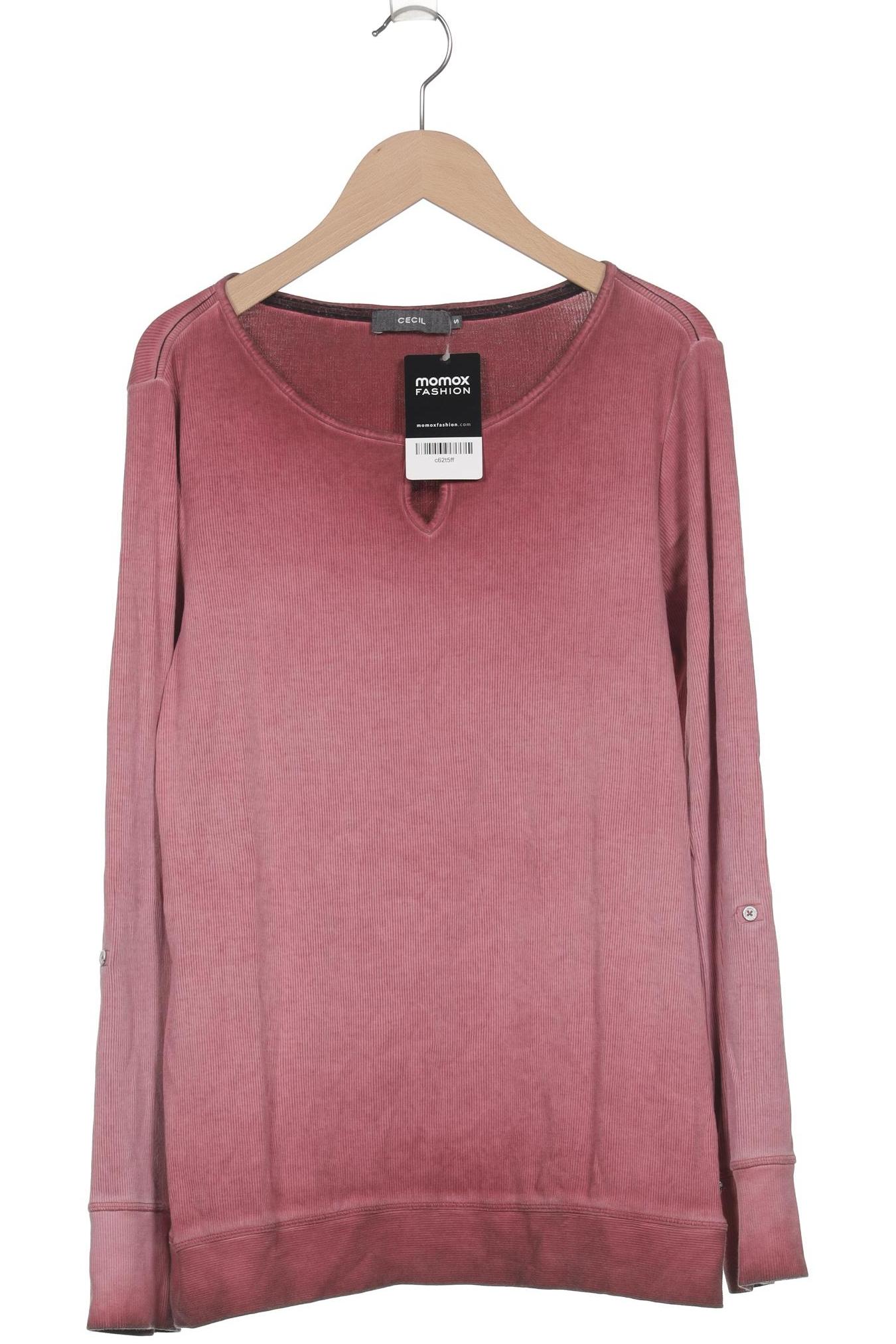 

Cecil Damen Langarmshirt, pink, Gr. 36