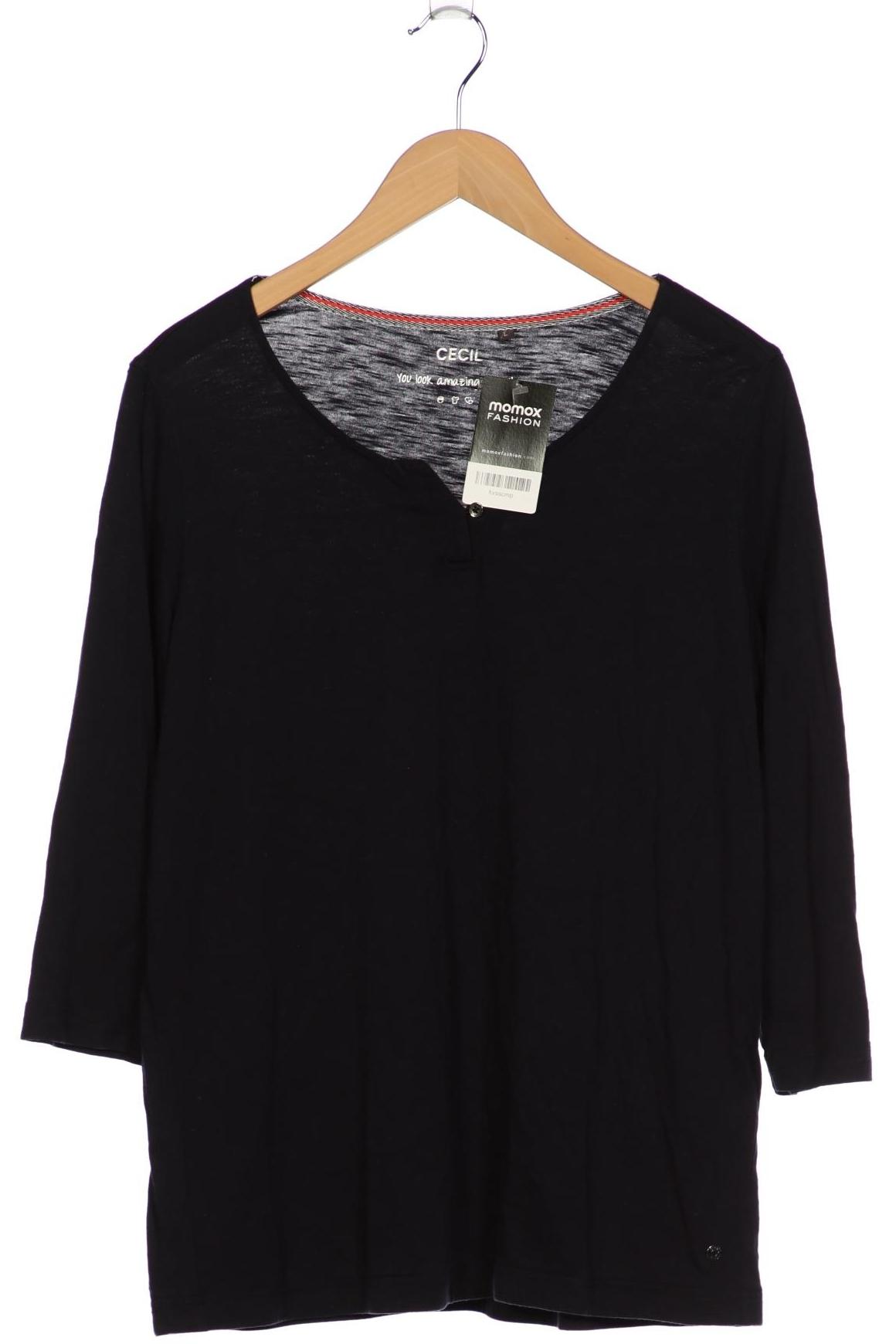 

Cecil Damen Langarmshirt, marineblau, Gr. 42