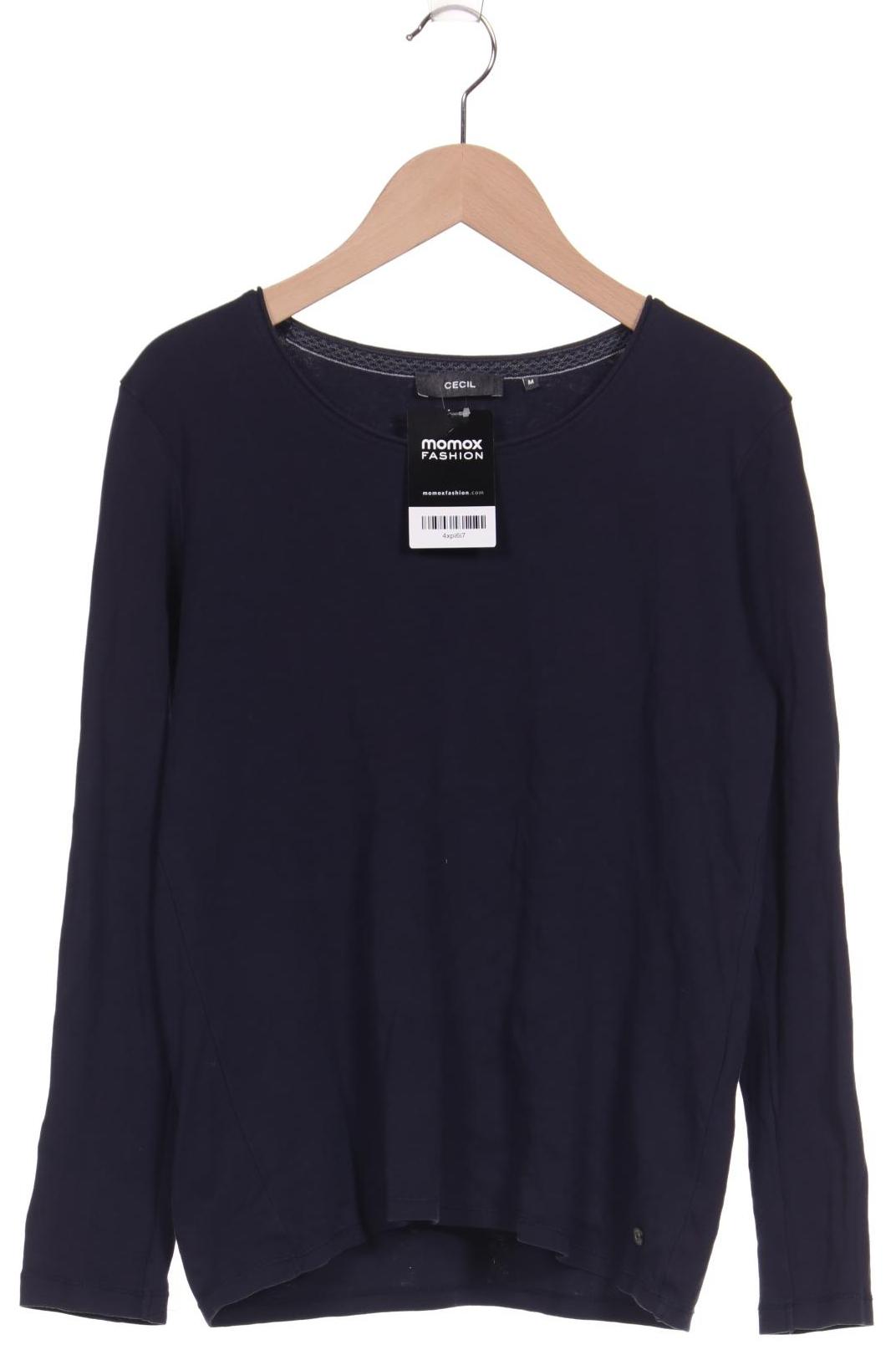 

Cecil Damen Langarmshirt, marineblau, Gr. 38