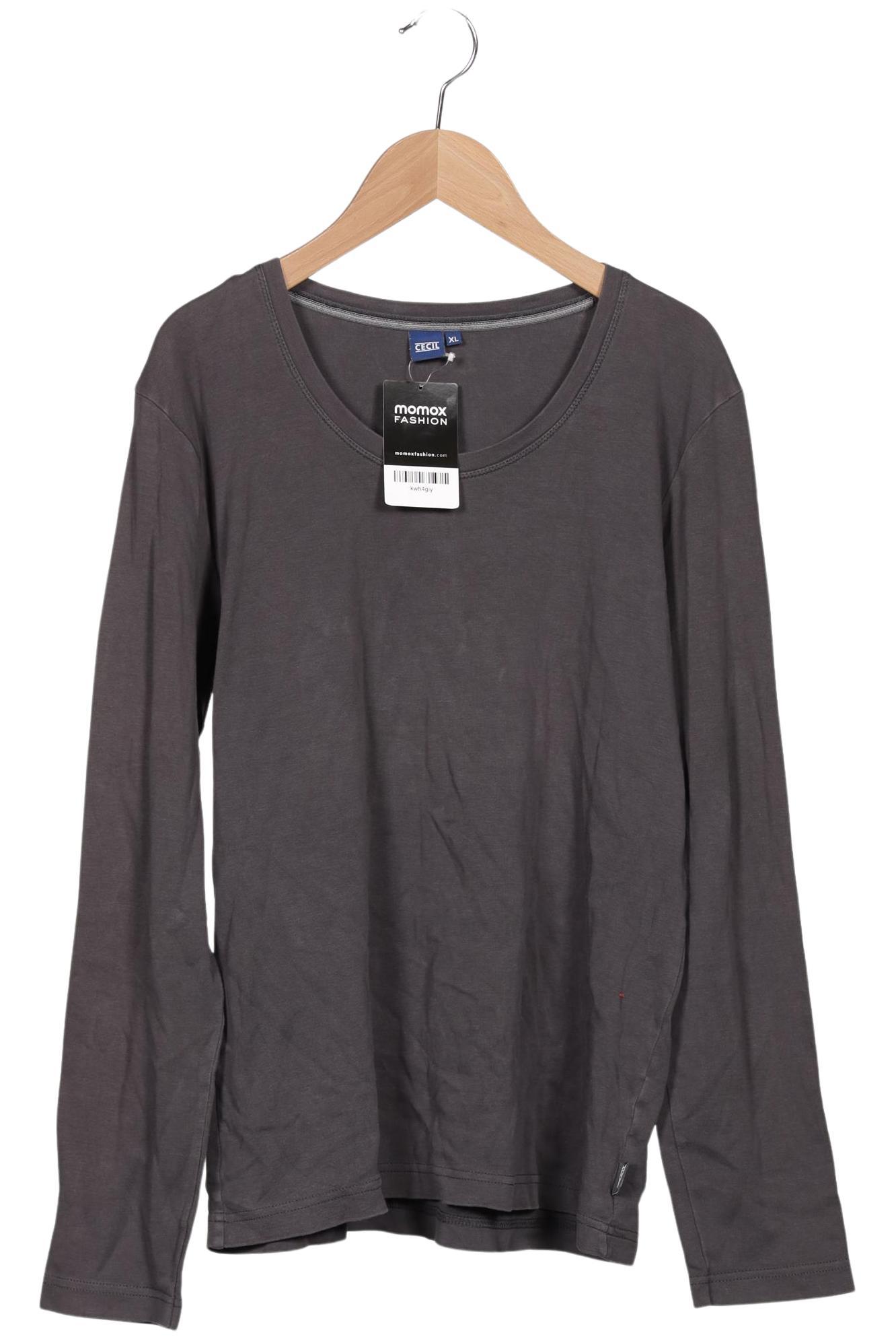 

Cecil Damen Langarmshirt, grau, Gr. 44