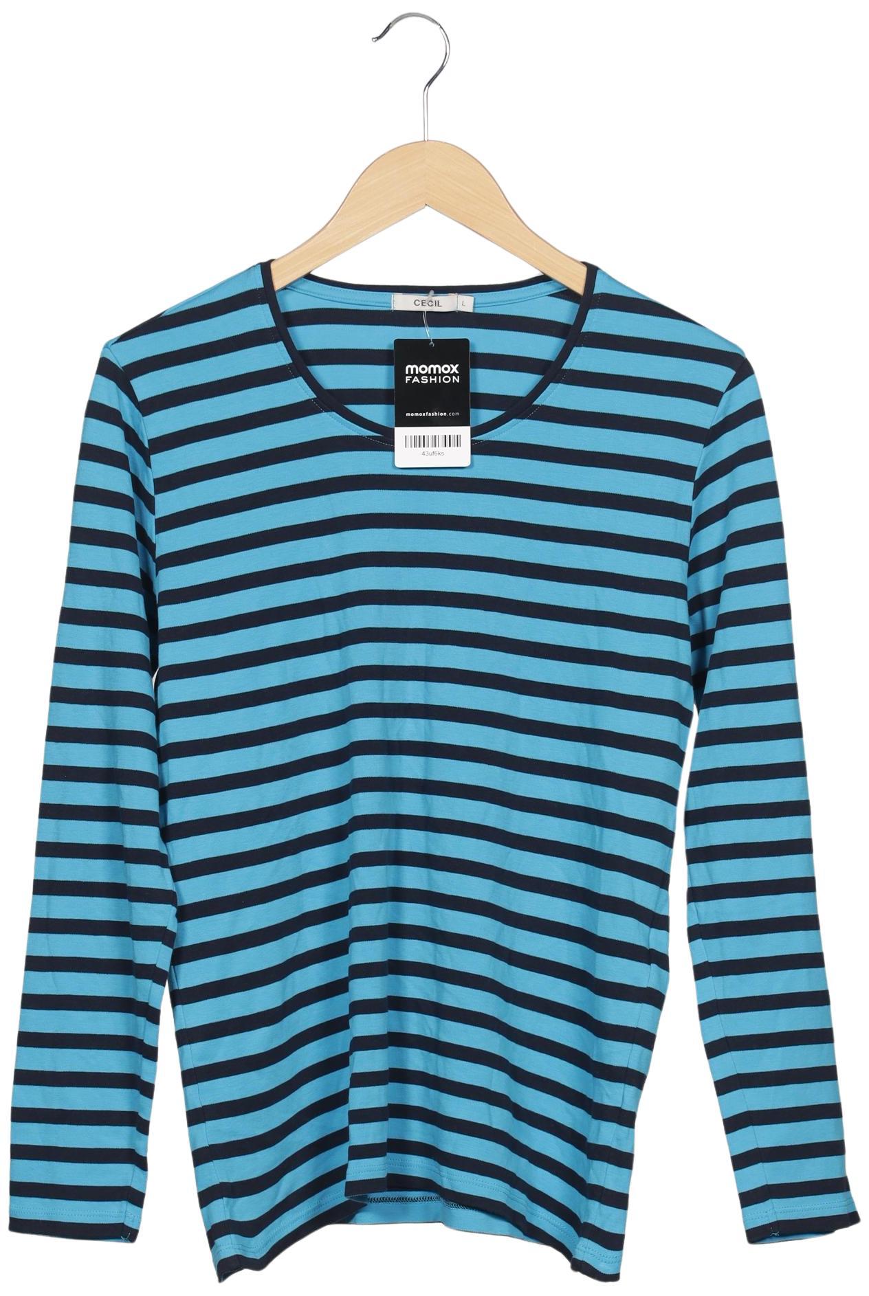 

Cecil Damen Langarmshirt, marineblau, Gr. 42