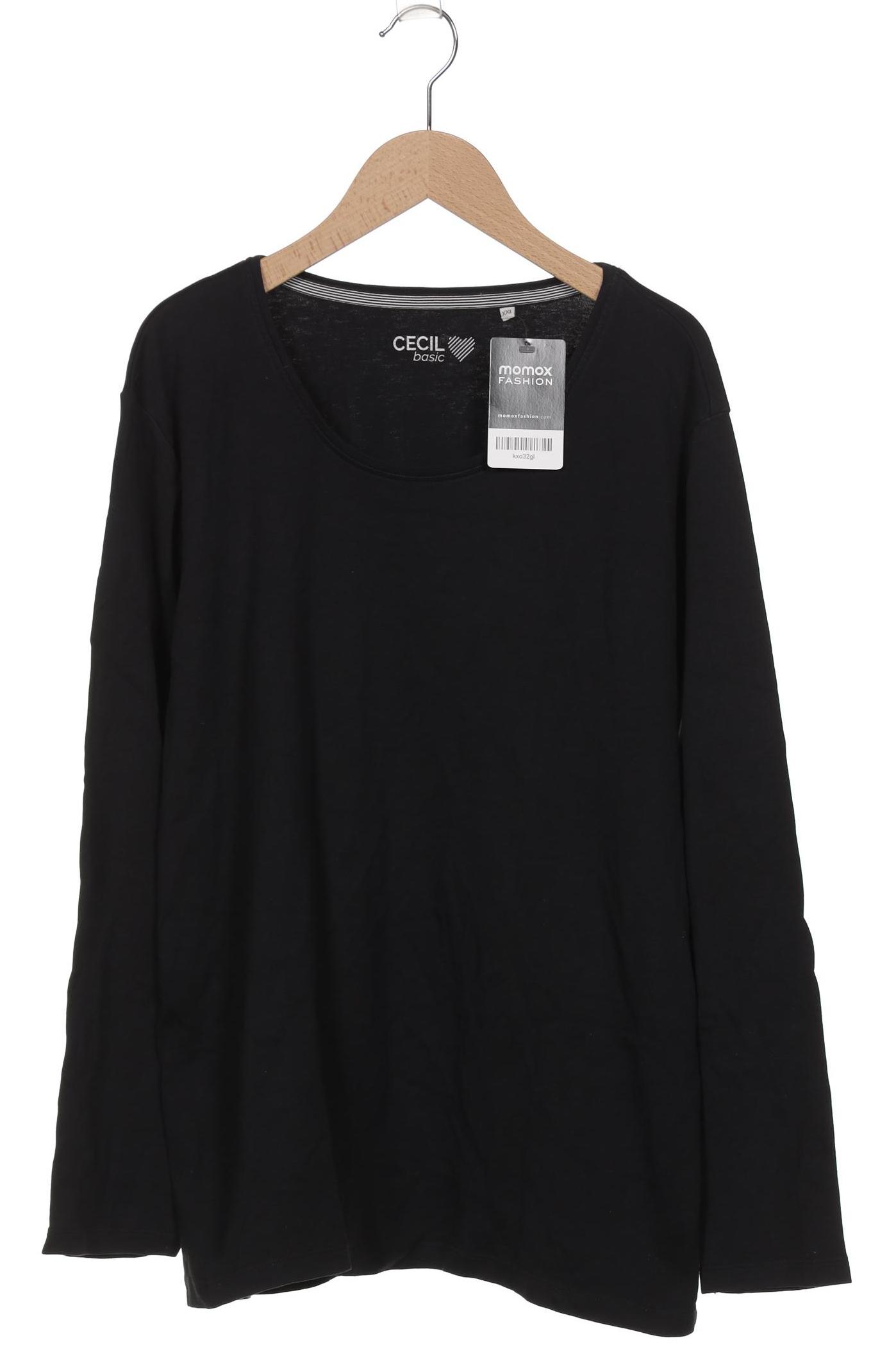 

Cecil Damen Langarmshirt, schwarz, Gr. 46