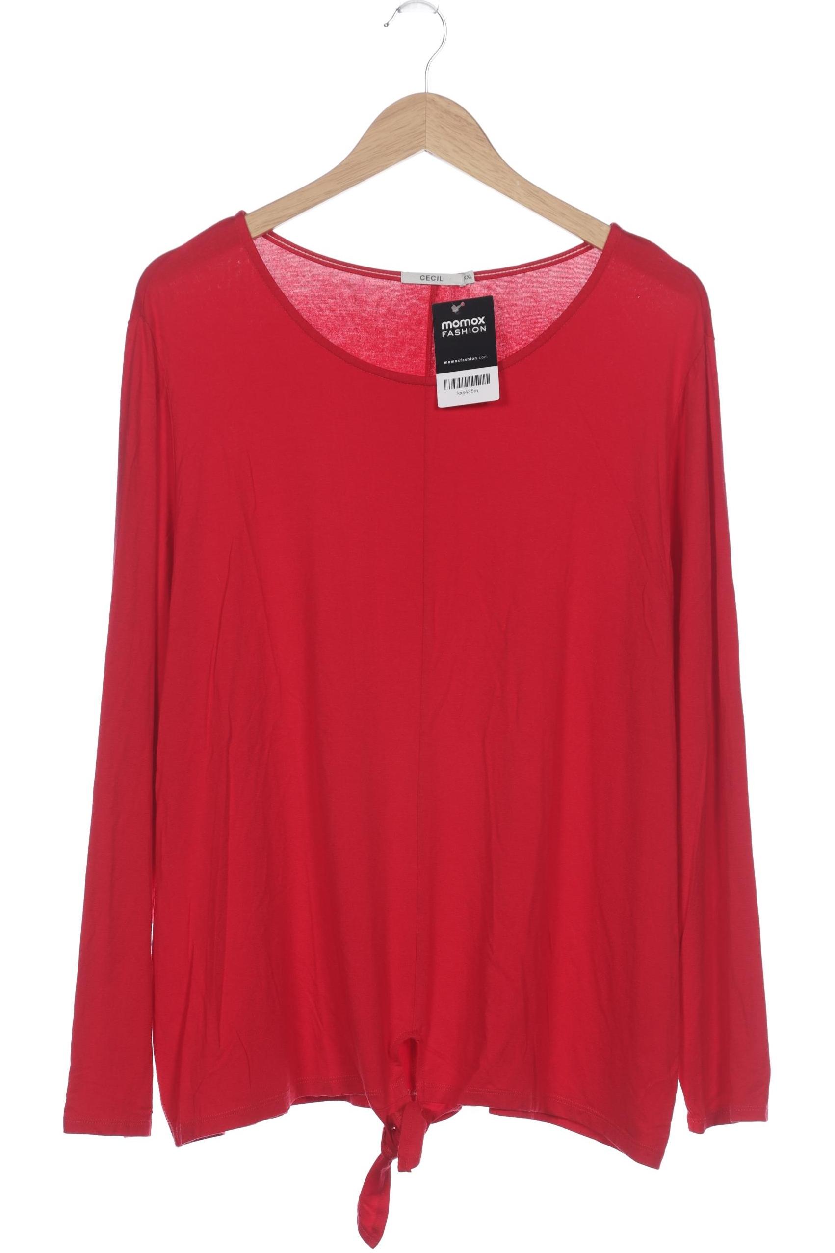 

Cecil Damen Langarmshirt, rot, Gr. 46