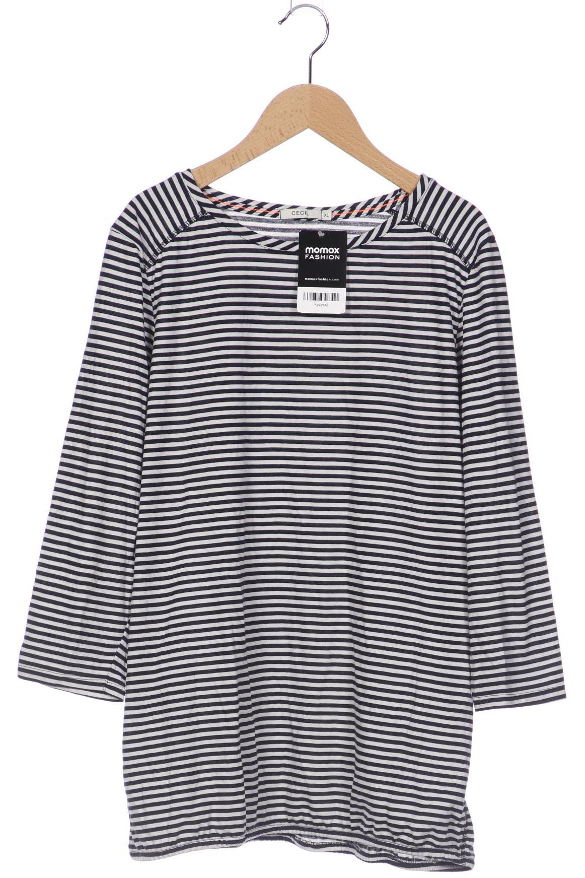 

Cecil Damen Langarmshirt, marineblau, Gr. 44