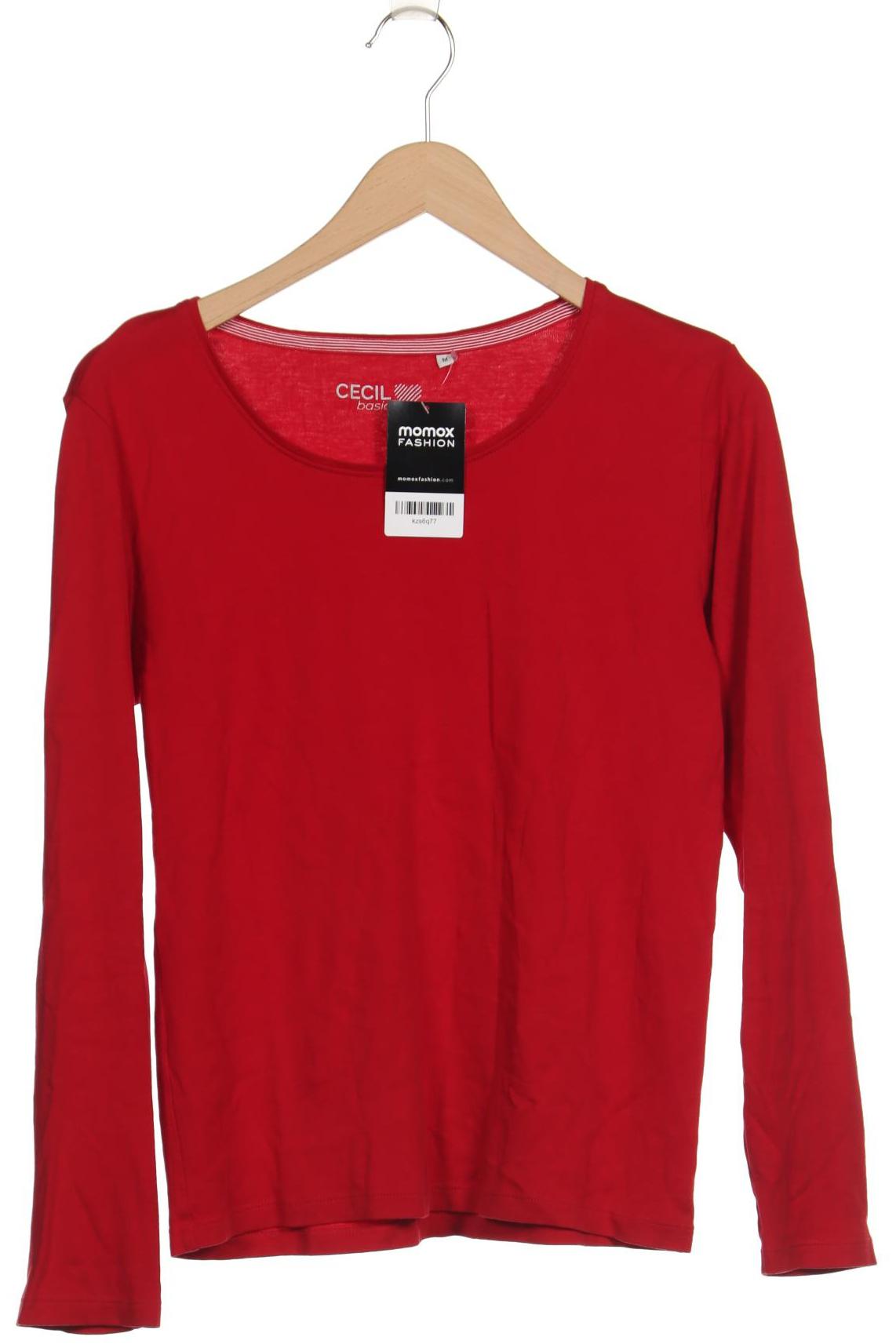 

Cecil Damen Langarmshirt, rot, Gr. 38