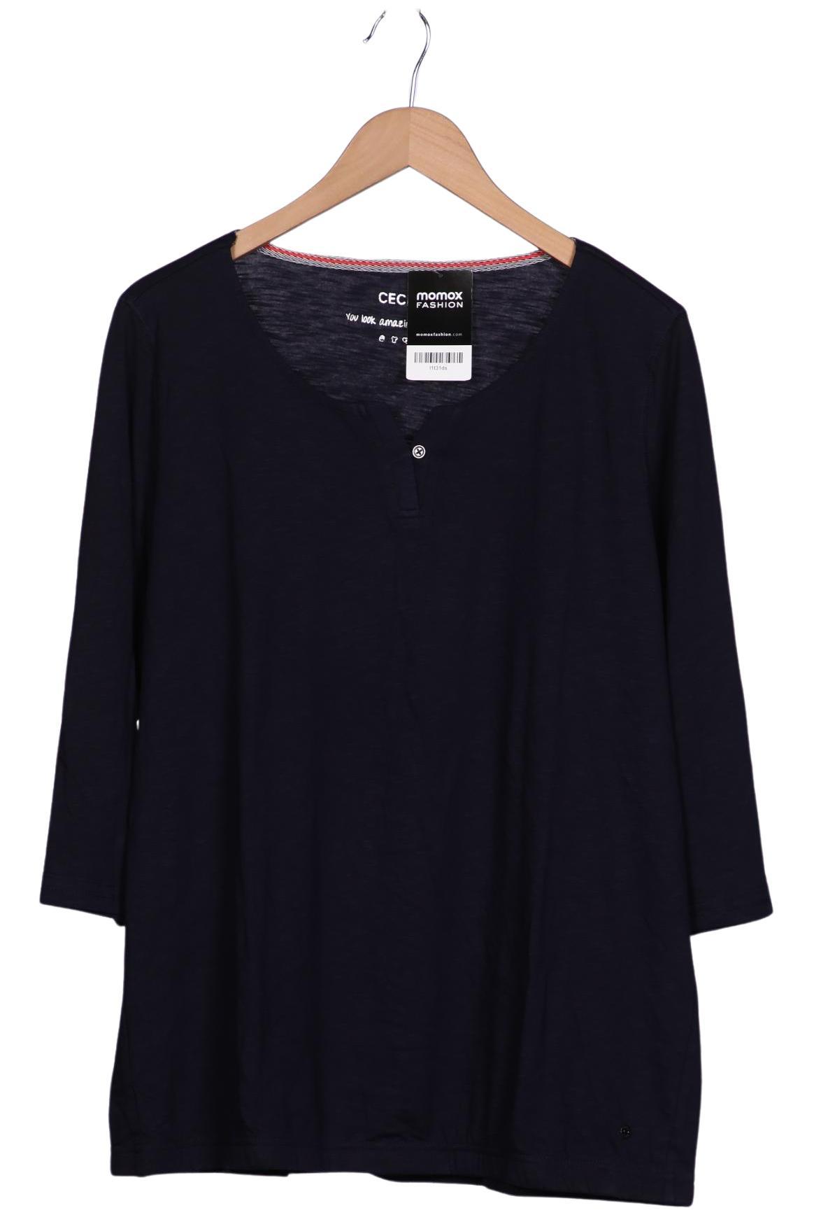 

Cecil Damen Langarmshirt, marineblau, Gr. 44