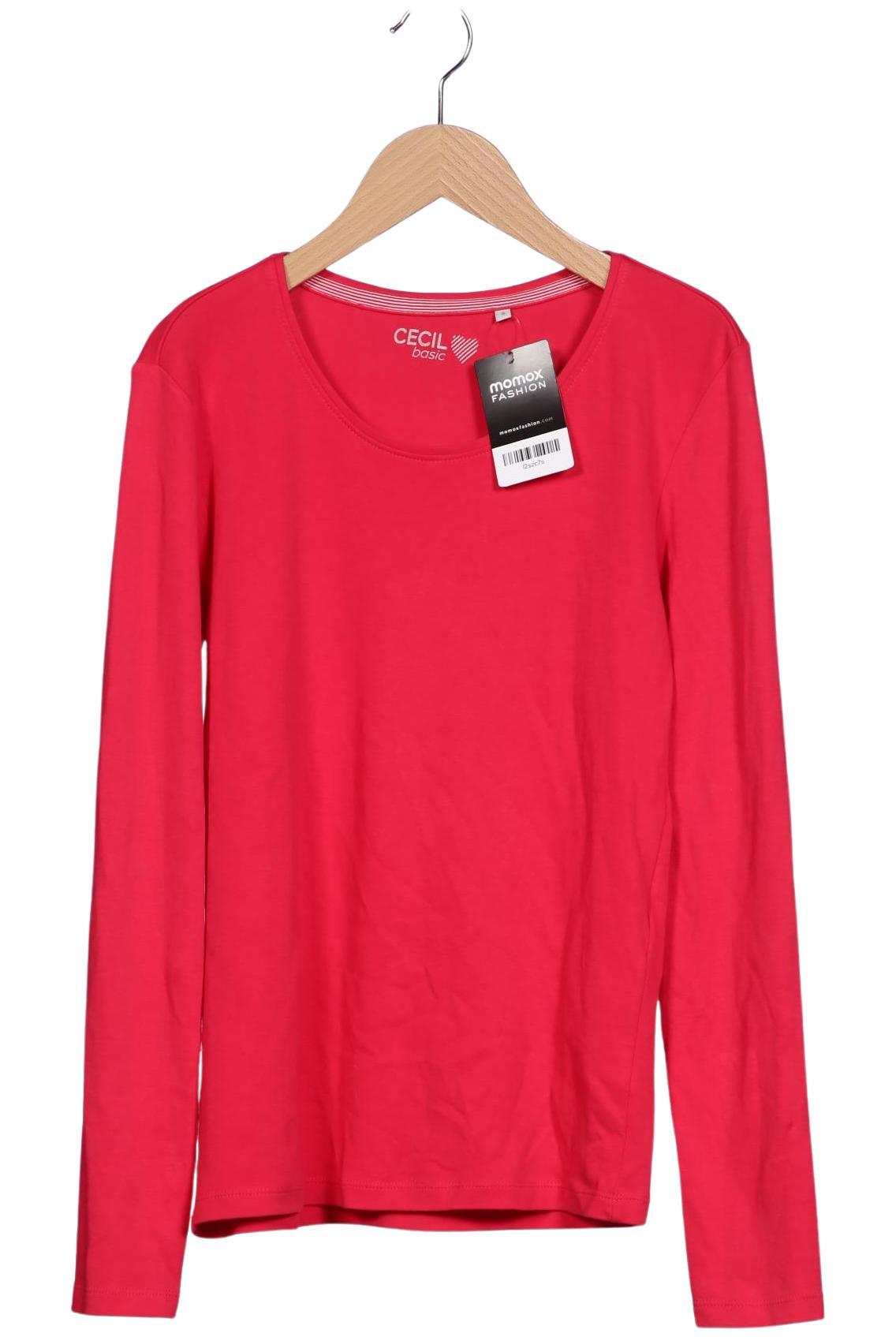 

Cecil Damen Langarmshirt, rot, Gr. 36