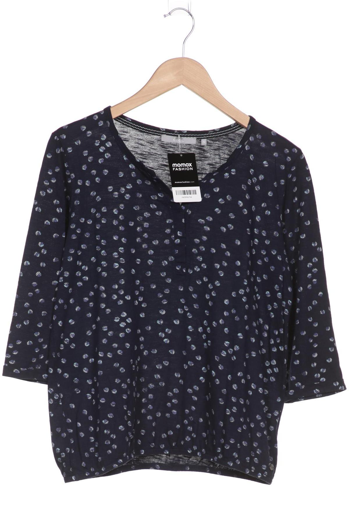 

Cecil Damen Langarmshirt, marineblau, Gr. 36