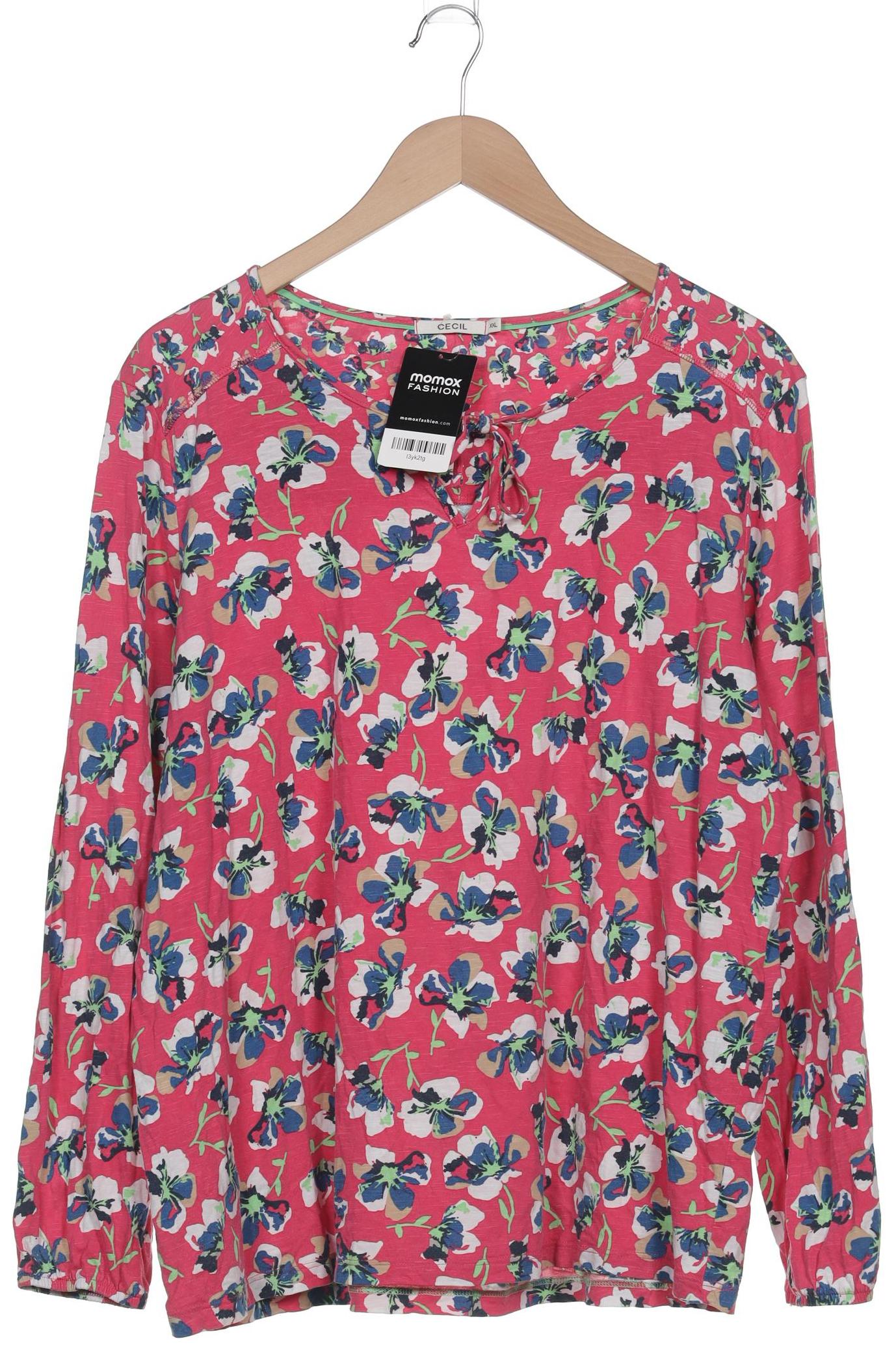 

Cecil Damen Langarmshirt, pink, Gr. 46