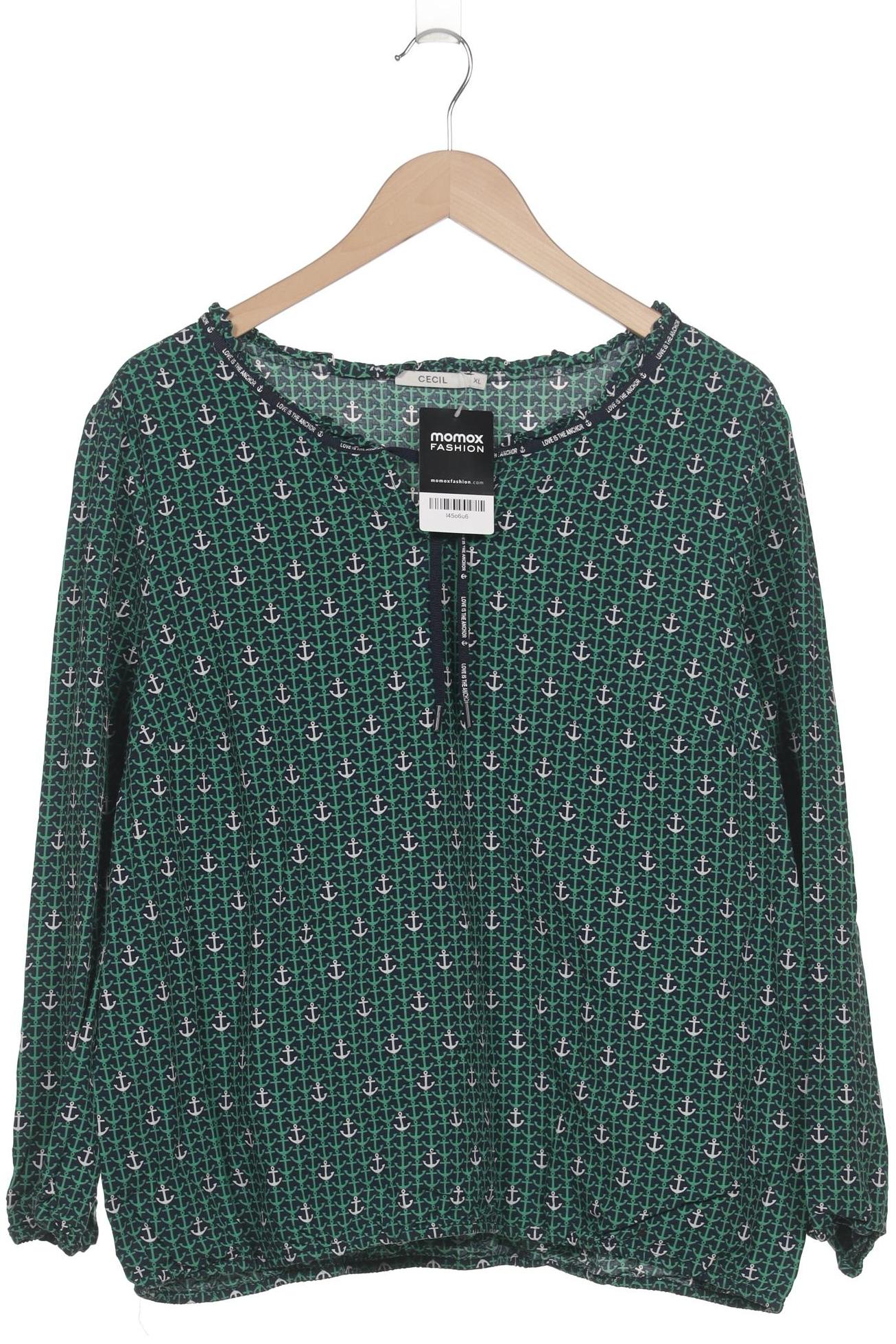 

Cecil Damen Langarmshirt, grün, Gr. 44