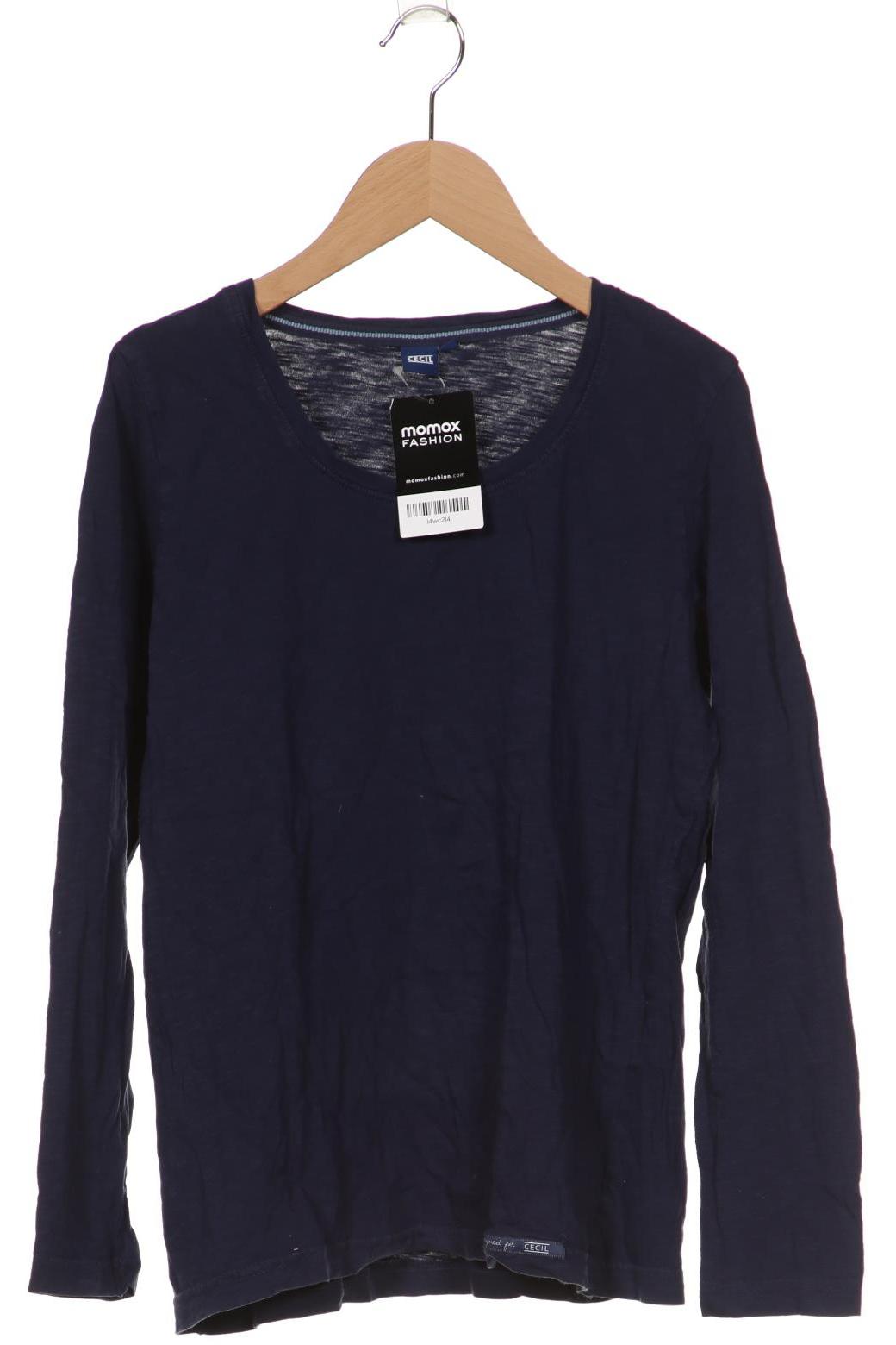 

Cecil Damen Langarmshirt, marineblau, Gr. 38