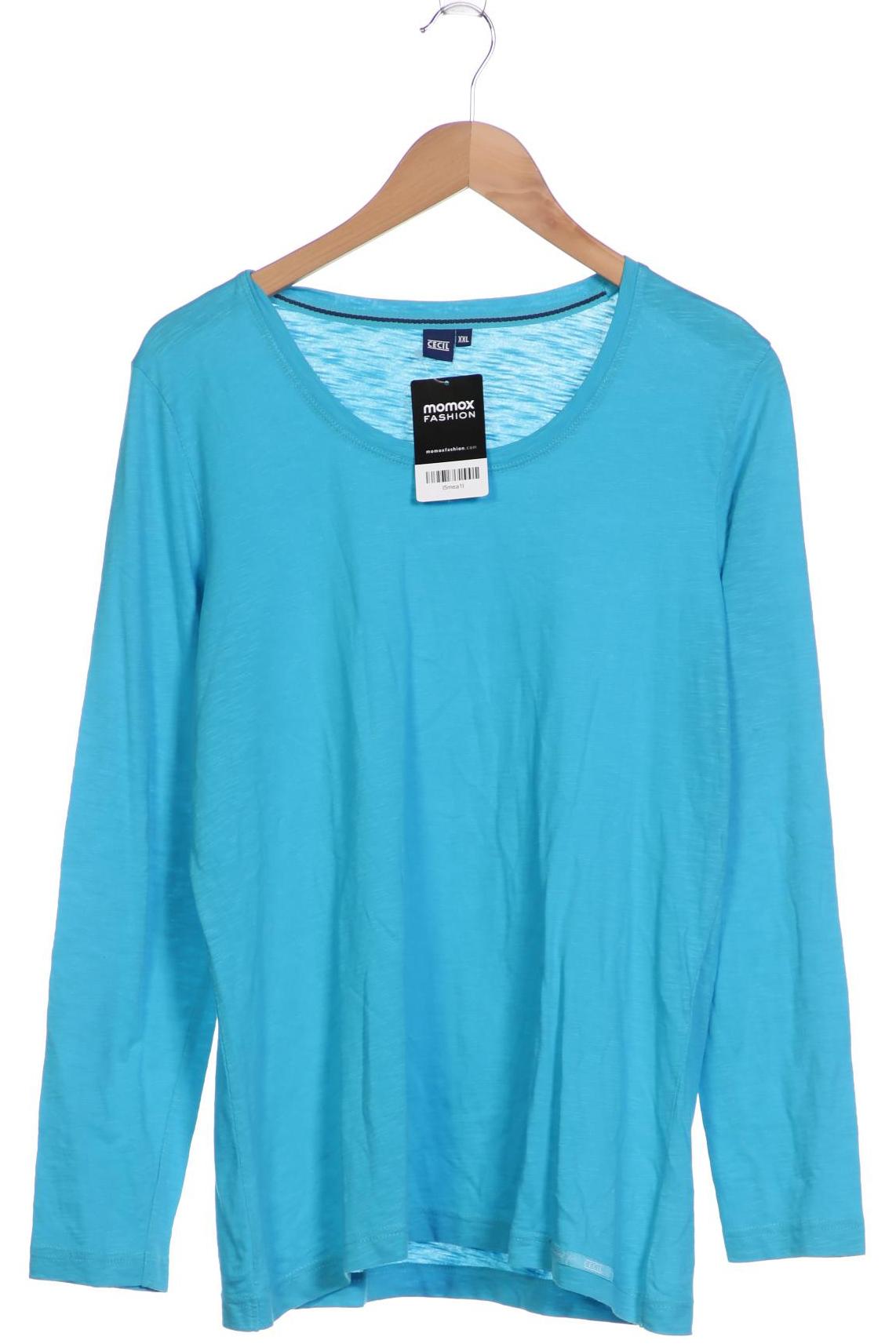 

CECIL Damen Langarmshirt, blau
