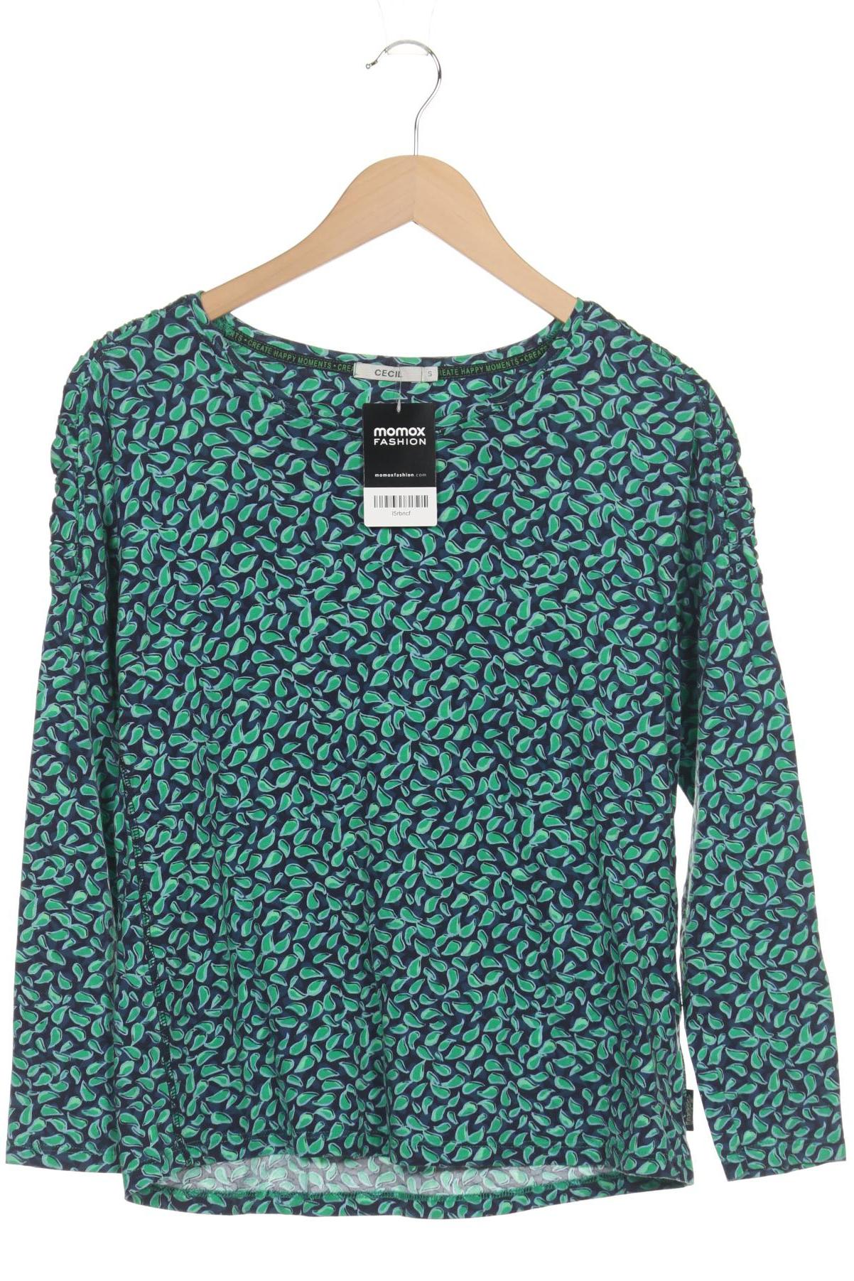

Cecil Damen Langarmshirt, marineblau, Gr. 36