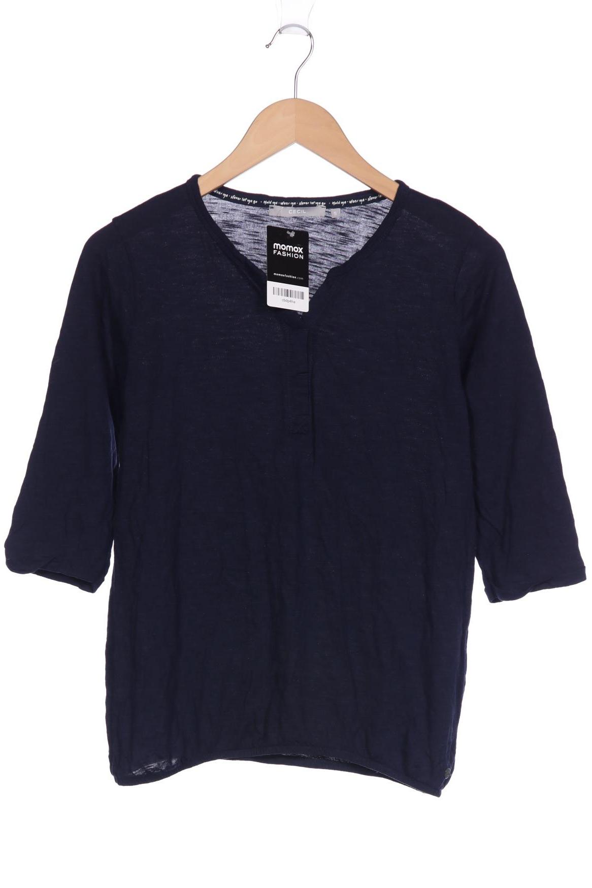

Cecil Damen Langarmshirt, marineblau, Gr. 36