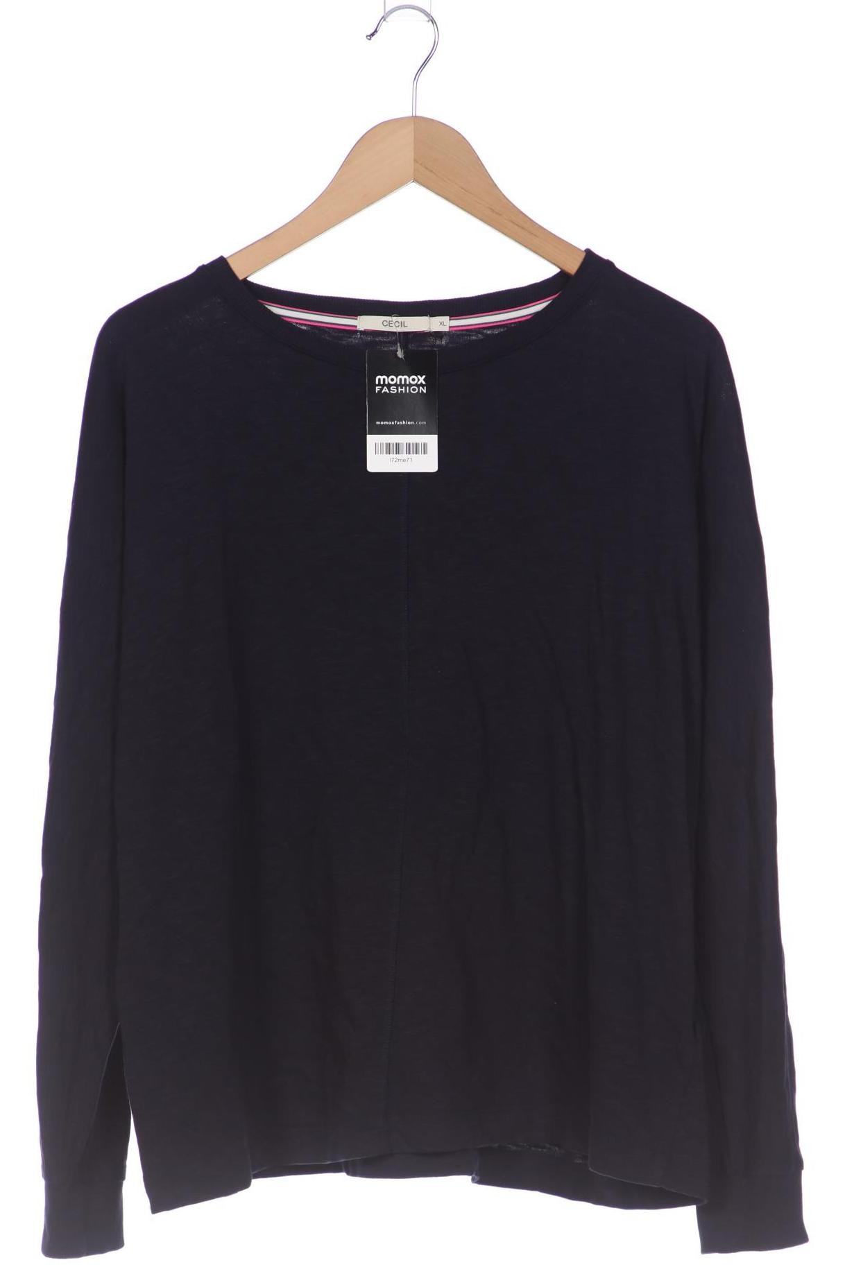 

Cecil Damen Langarmshirt, marineblau, Gr. 44