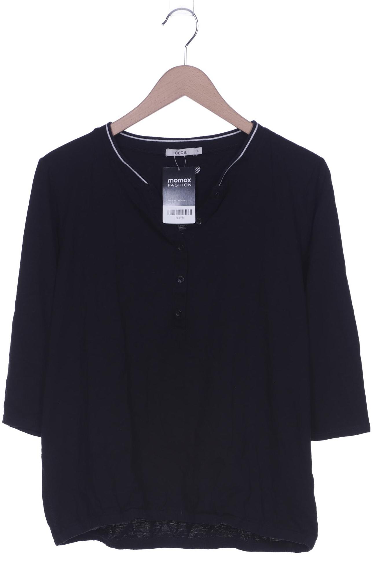 

Cecil Damen Langarmshirt, schwarz, Gr. 42