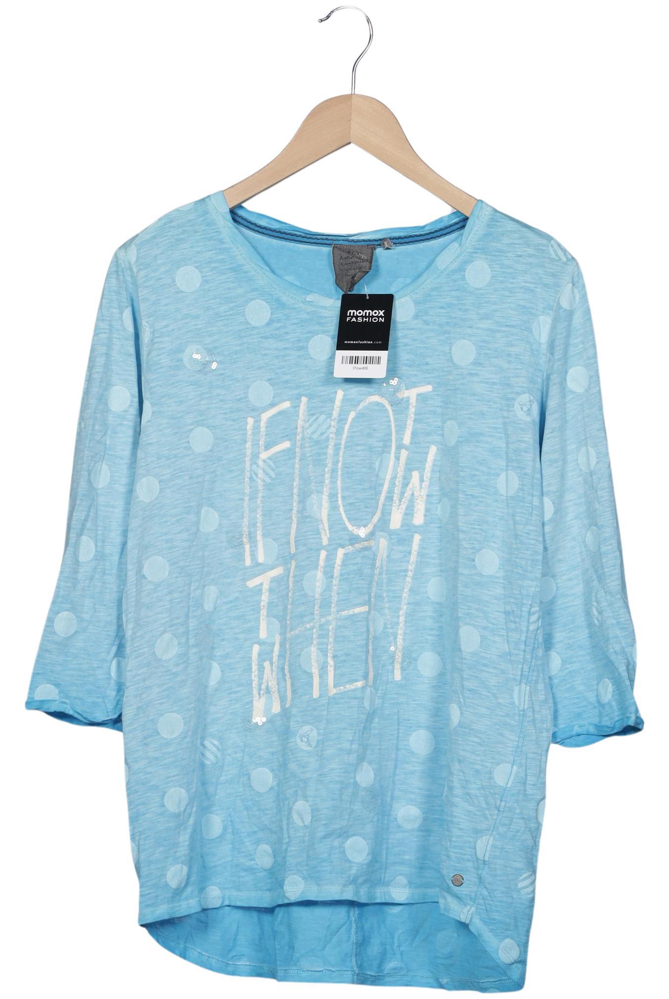 

Cecil Damen Langarmshirt, blau, Gr. 42