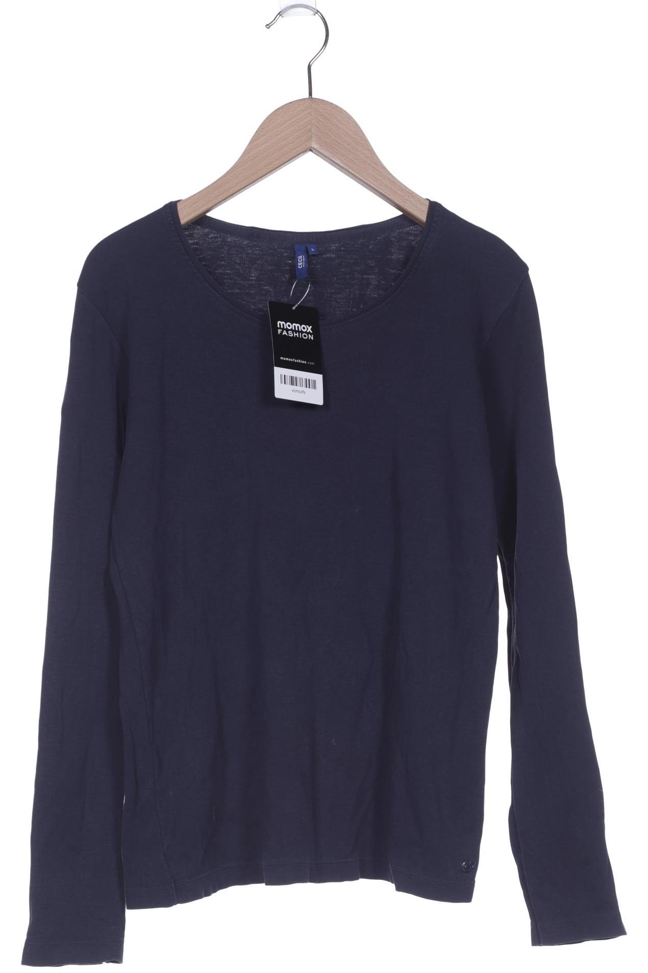 

Cecil Damen Langarmshirt, marineblau, Gr. 36