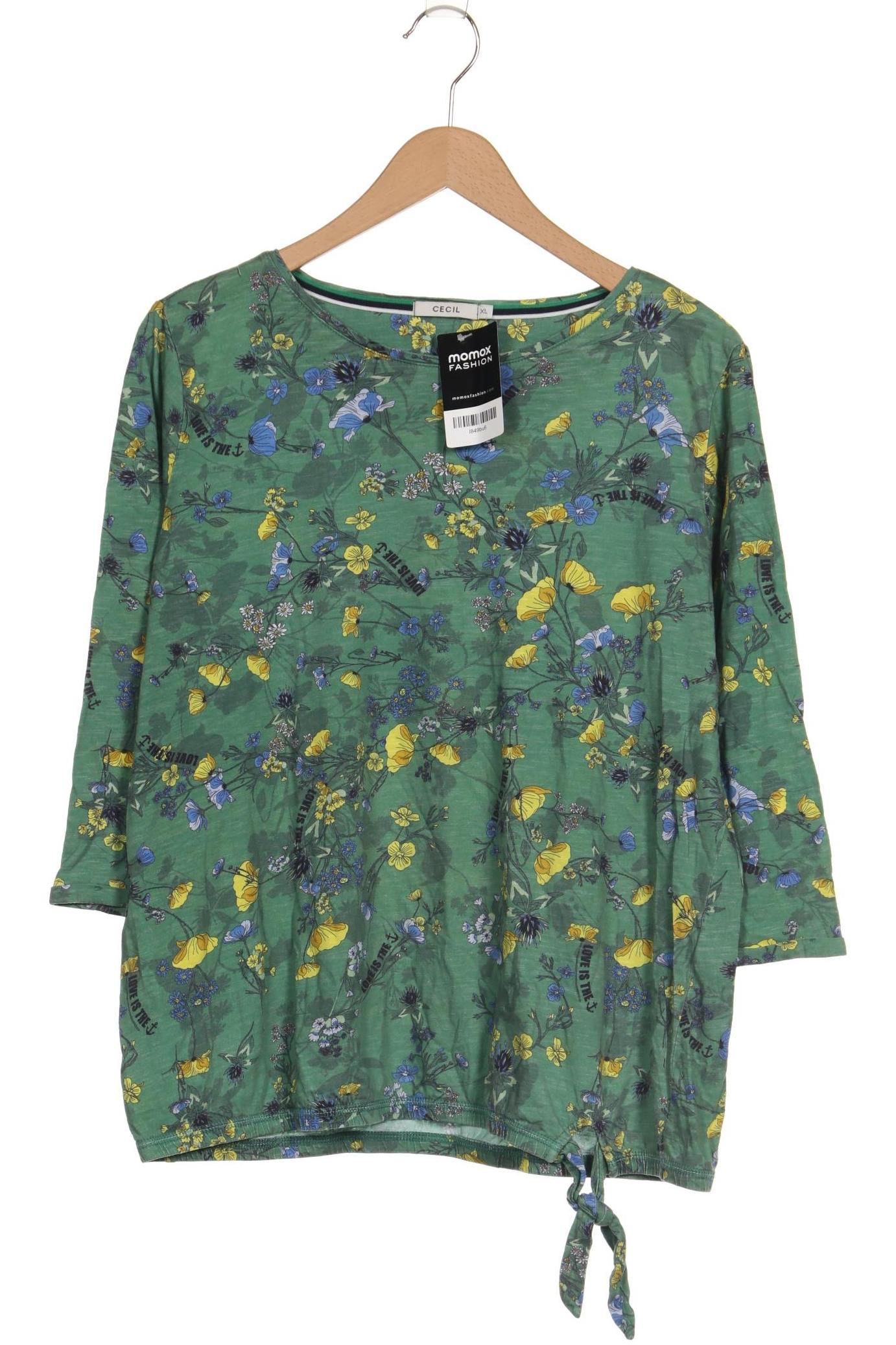 

Cecil Damen Langarmshirt, grün, Gr. 44