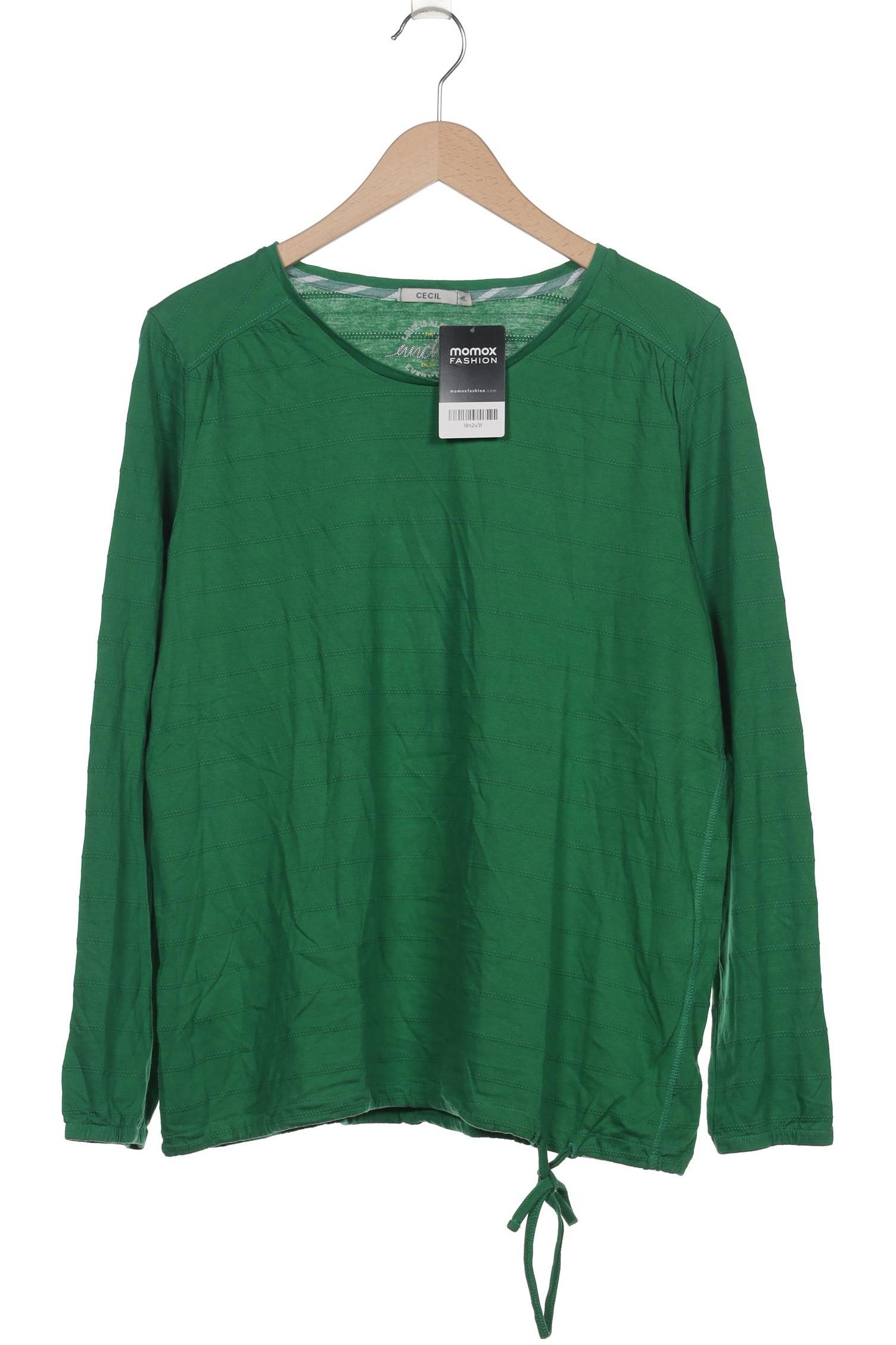 

Cecil Damen Langarmshirt, grün, Gr. 44