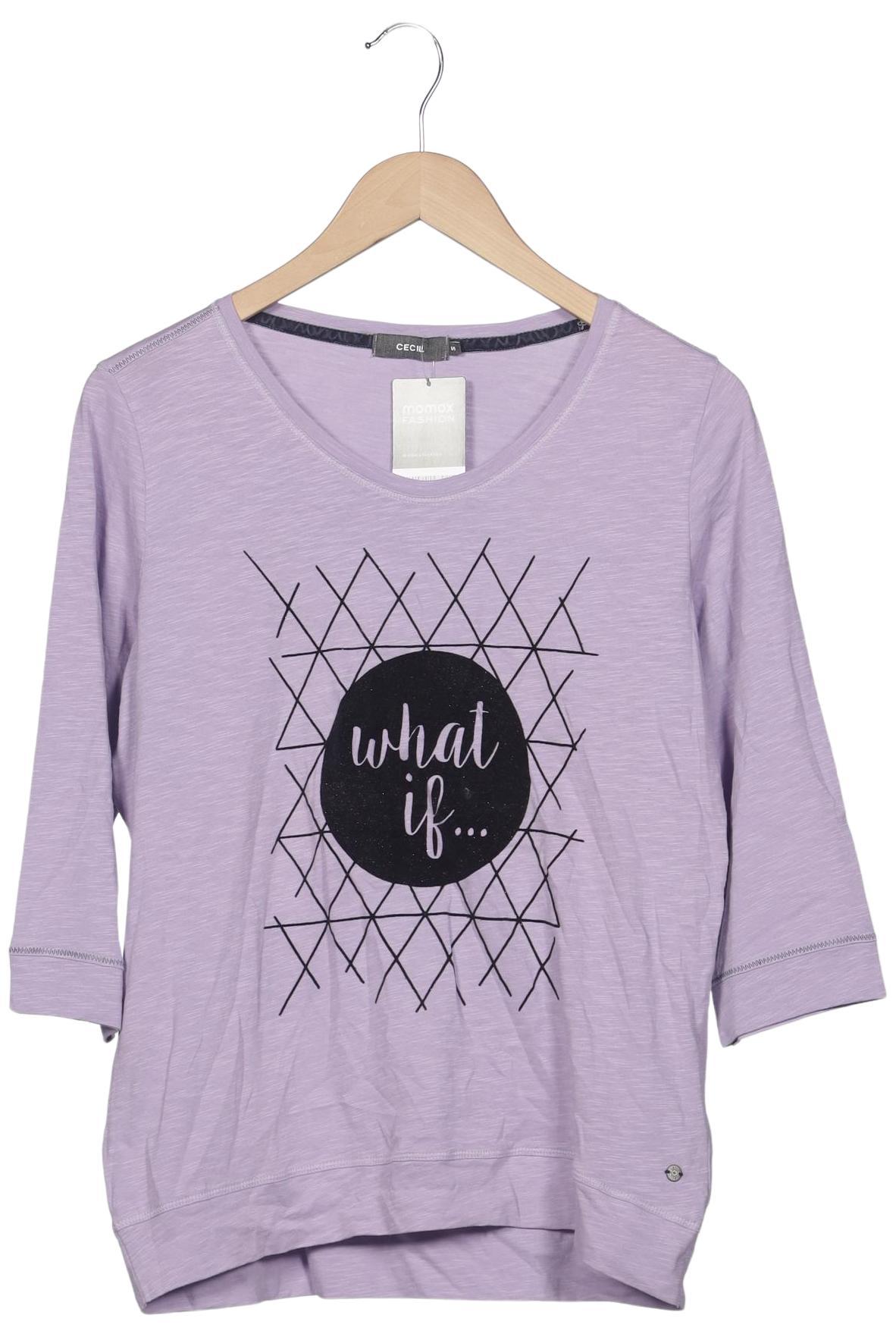 

Cecil Damen Langarmshirt, flieder, Gr. 36