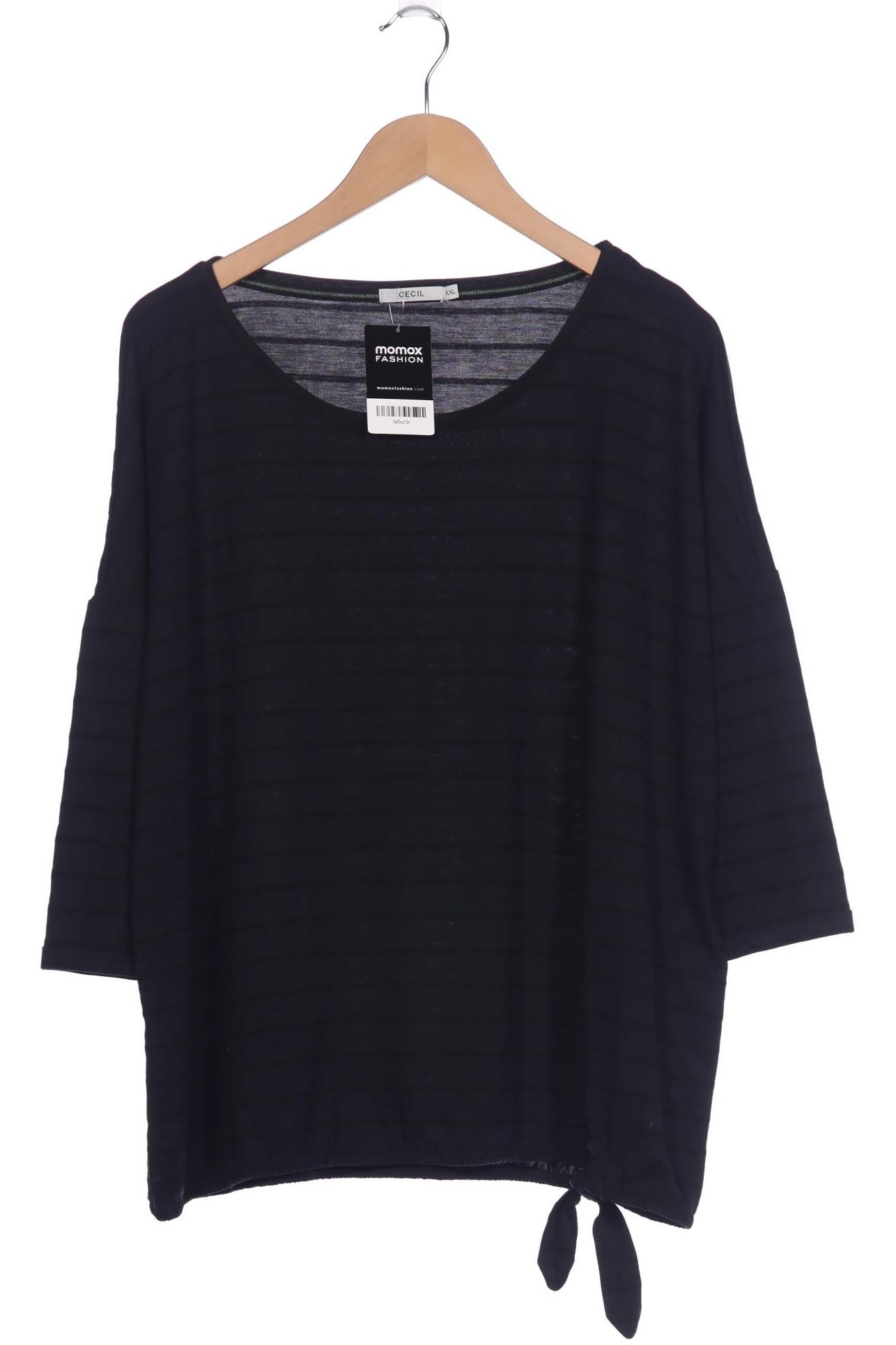 

Cecil Damen Langarmshirt, marineblau, Gr. 46