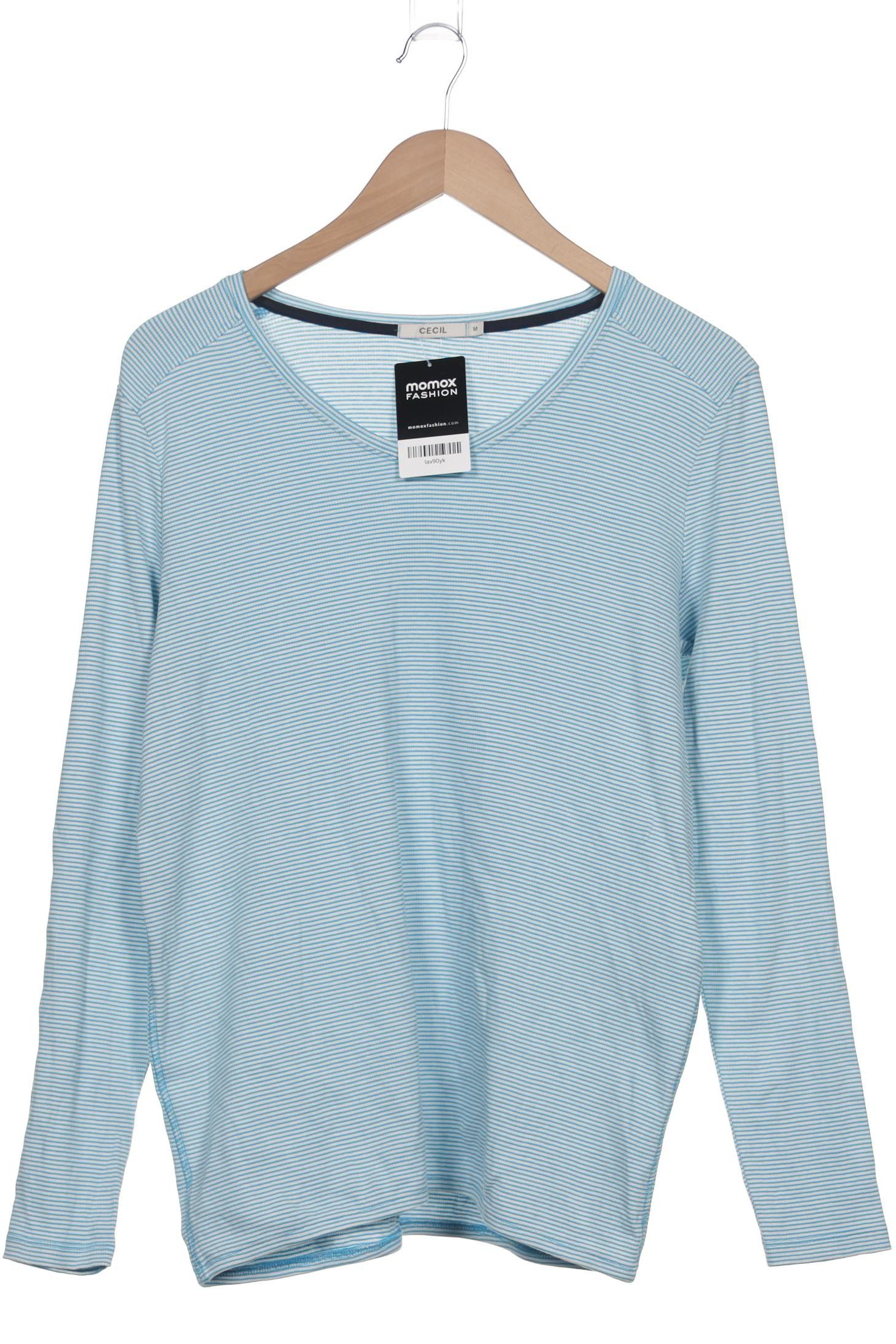

Cecil Damen Langarmshirt, blau, Gr. 38