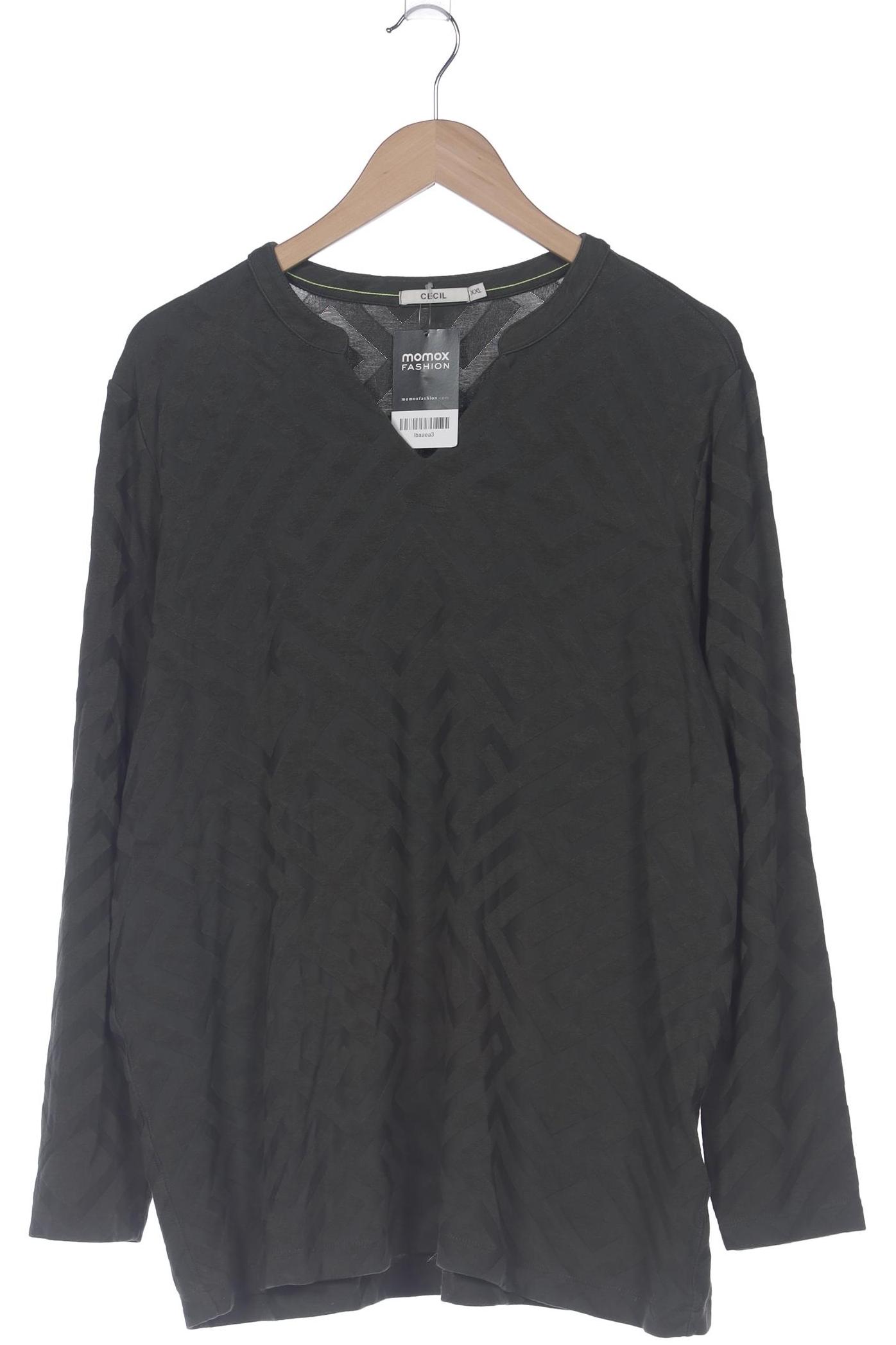 

Cecil Damen Langarmshirt, grün, Gr. 46