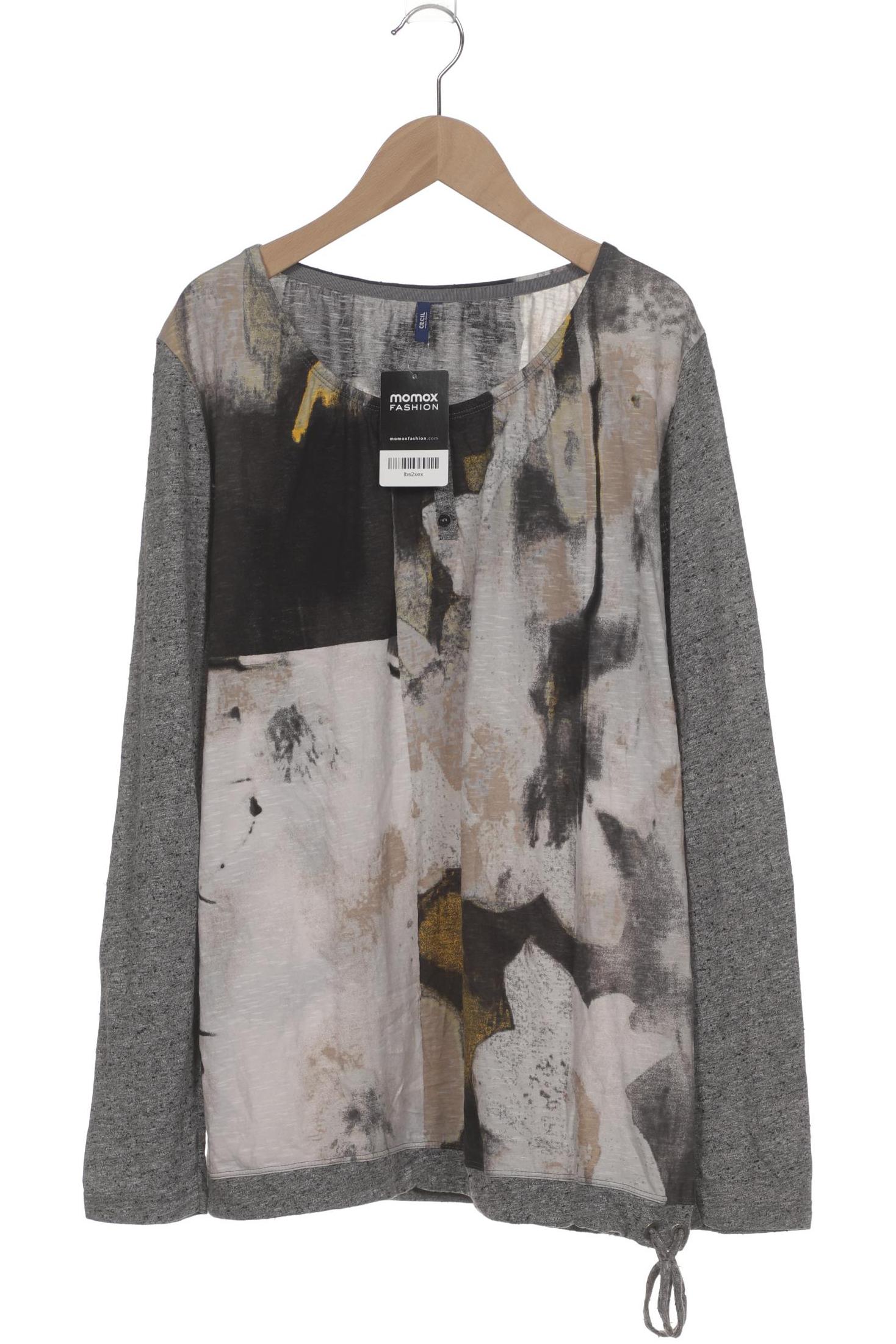 

Cecil Damen Langarmshirt, grau, Gr. 46