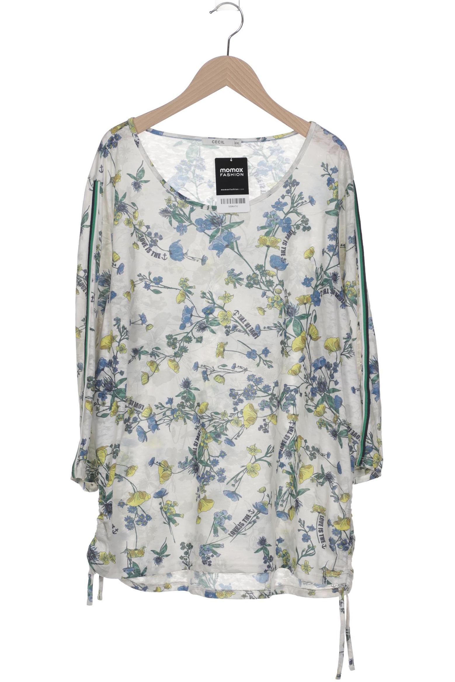 

Cecil Damen Langarmshirt, cremeweiß, Gr. 46