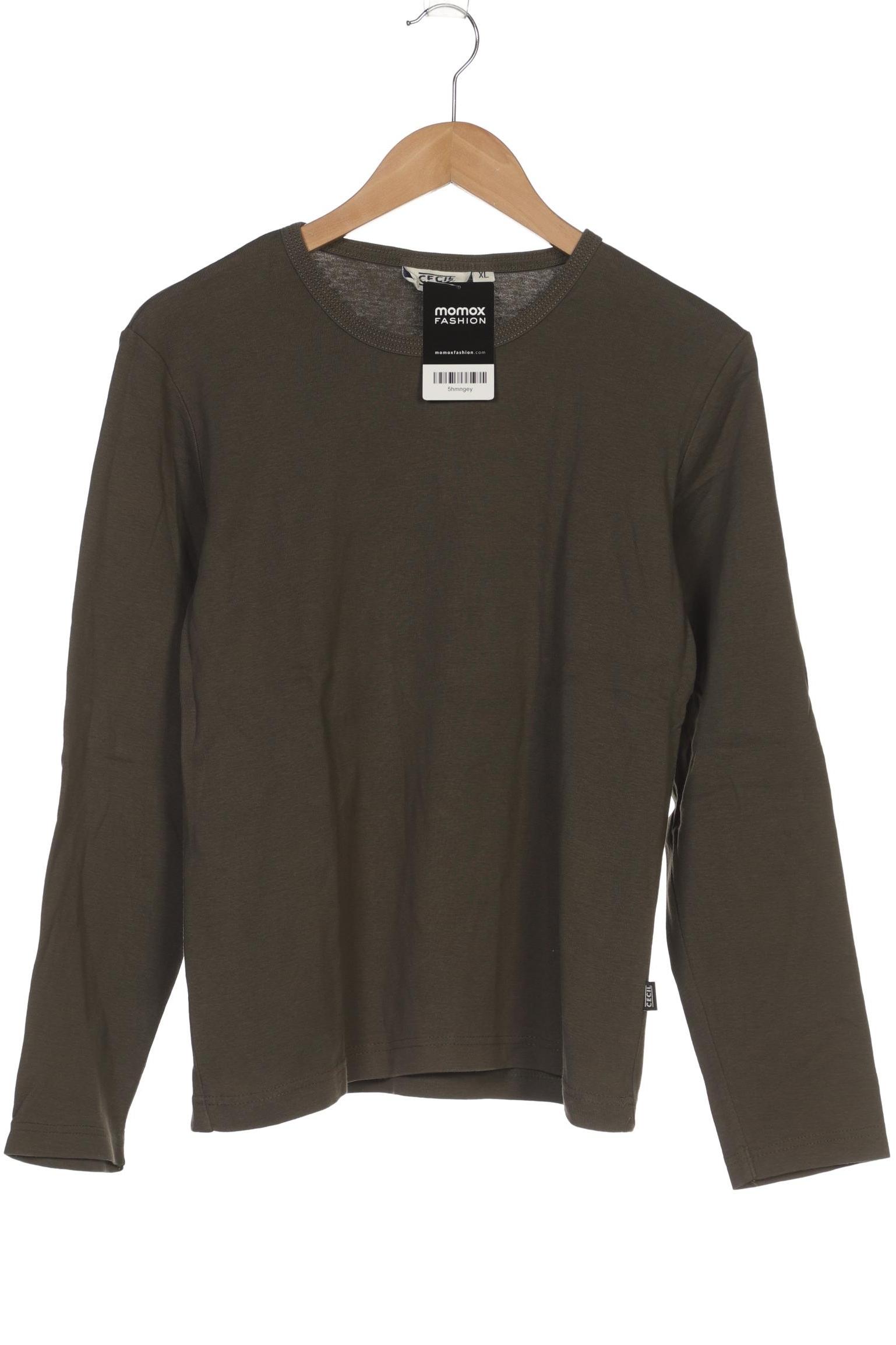 

Cecil Damen Langarmshirt, grün, Gr. 44