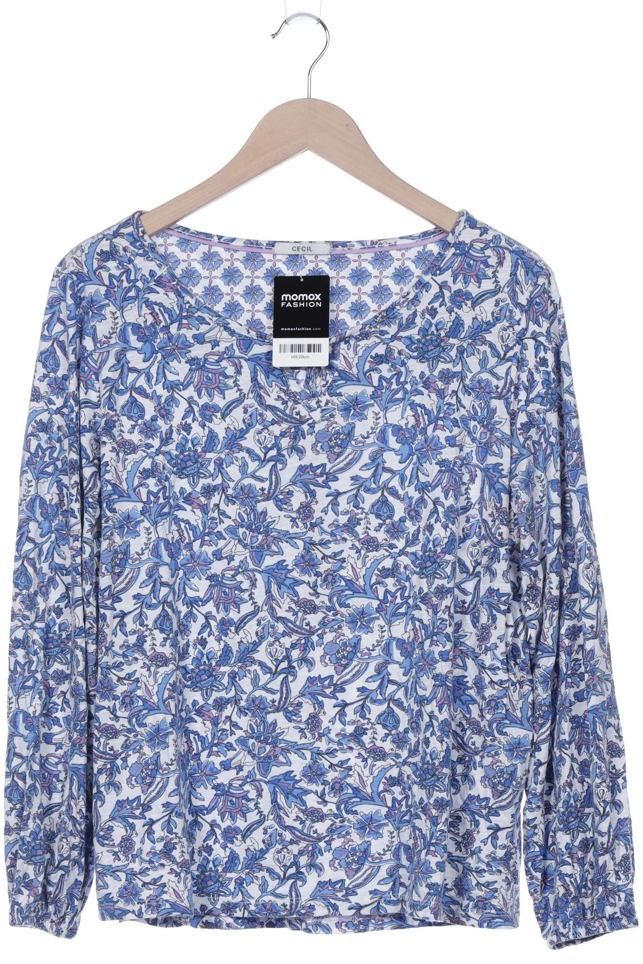 

Cecil Damen Langarmshirt, blau, Gr. 44