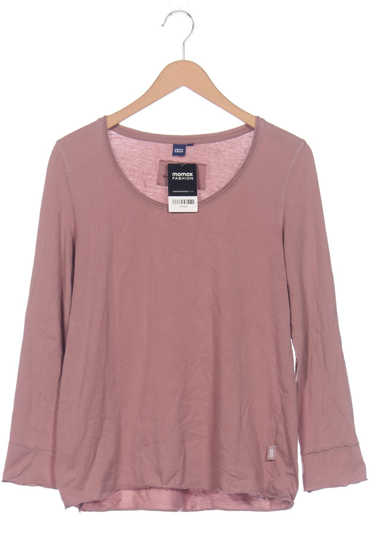 

Cecil Damen Langarmshirt, pink, Gr. 42