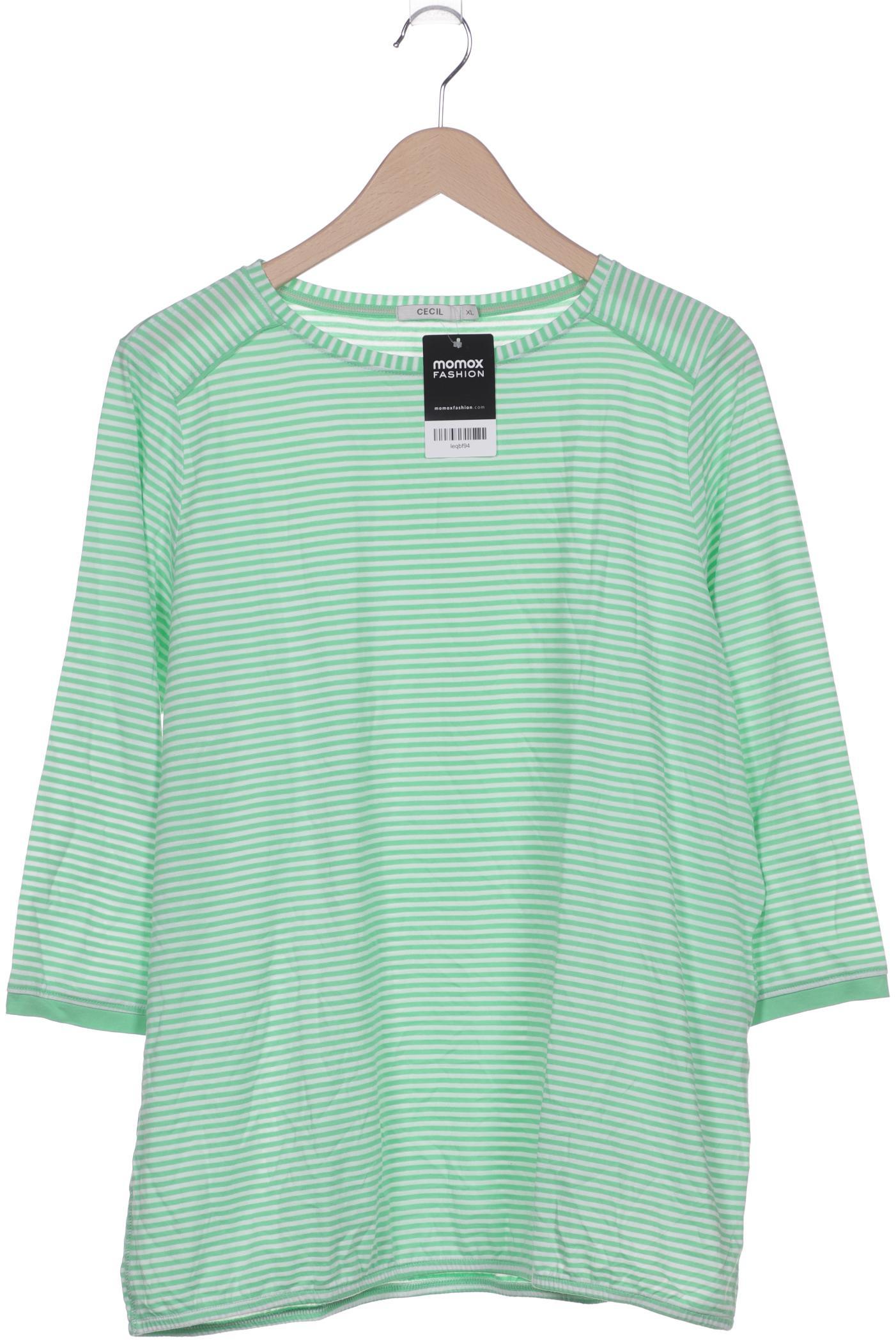 

Cecil Damen Langarmshirt, hellgrün, Gr. 44