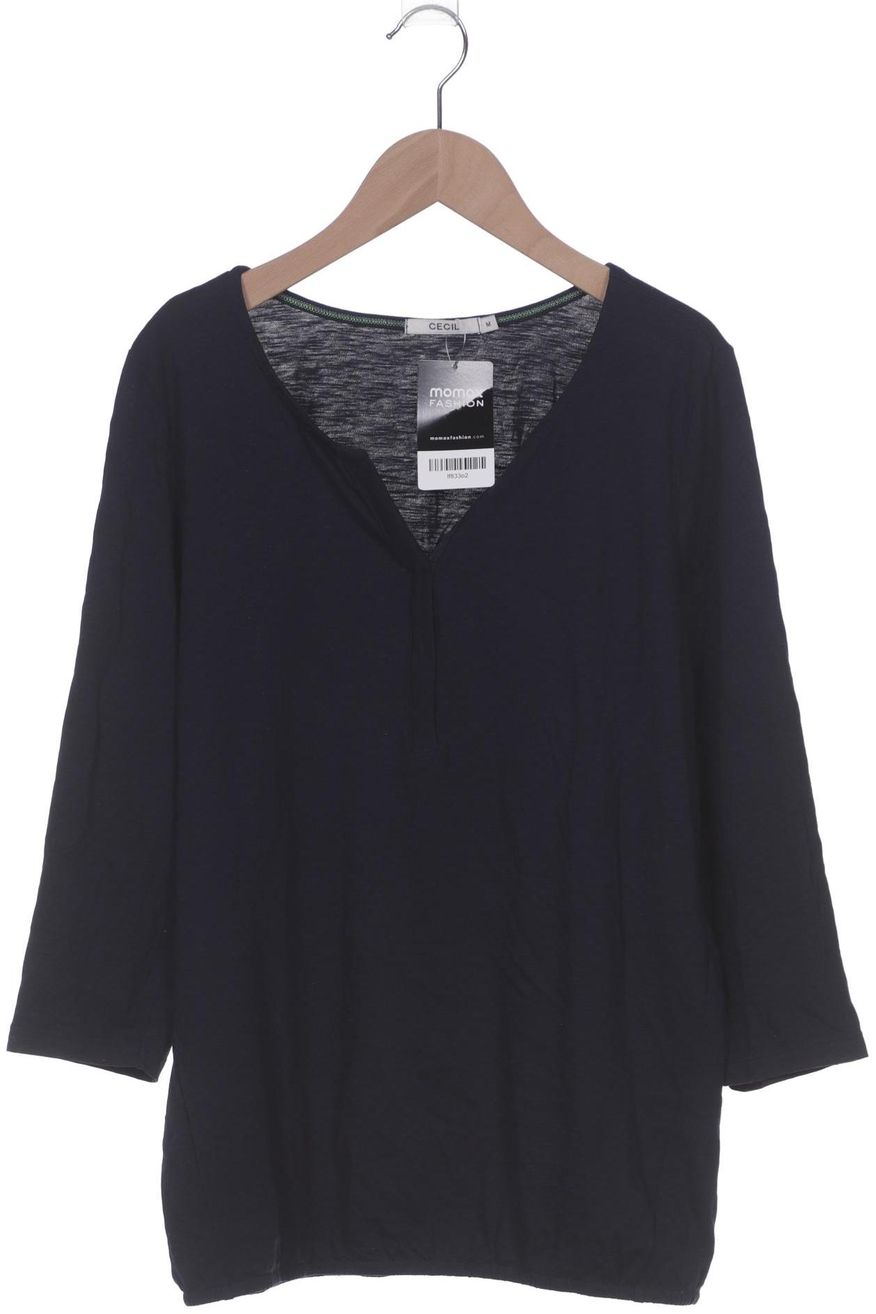

Cecil Damen Langarmshirt, marineblau, Gr. 38
