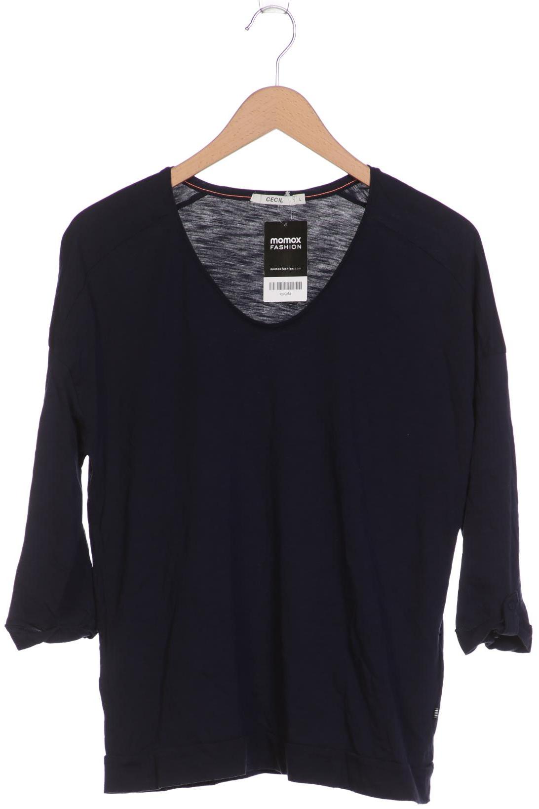 

Cecil Damen Langarmshirt, marineblau, Gr. 42