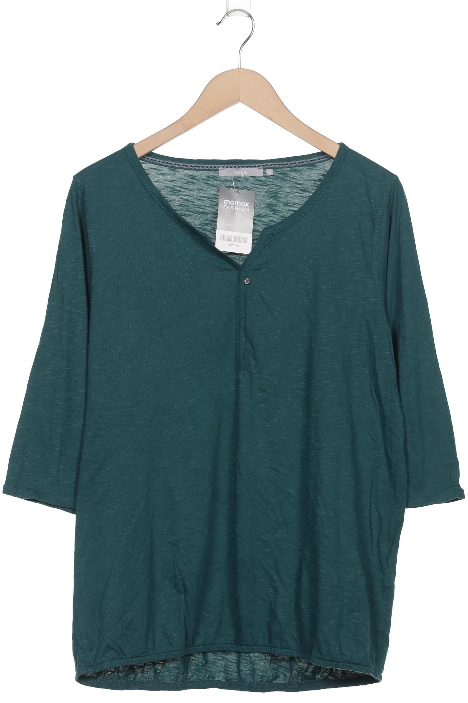 

Cecil Damen Langarmshirt, grün, Gr. 44