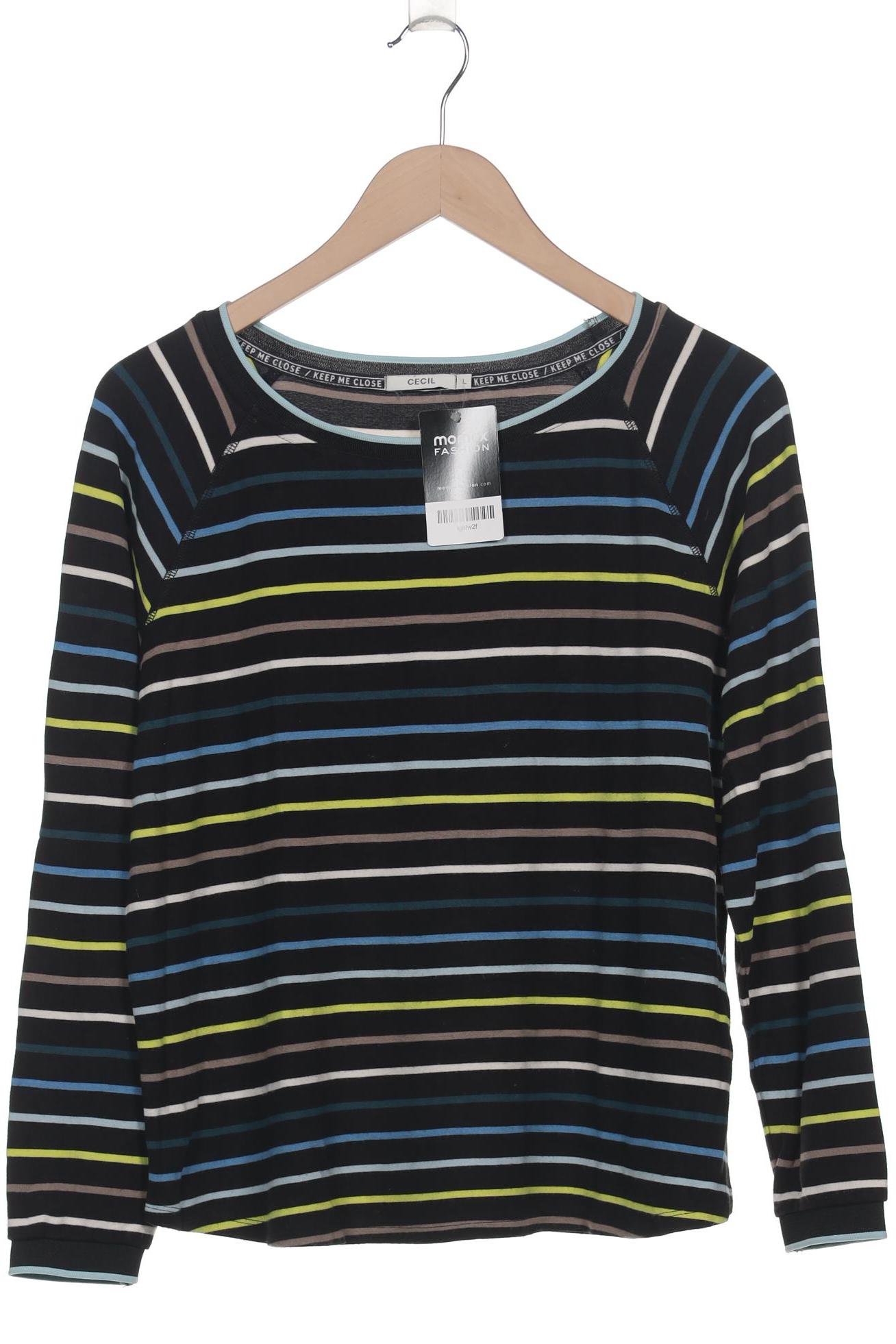 

Cecil Damen Langarmshirt, schwarz, Gr. 42