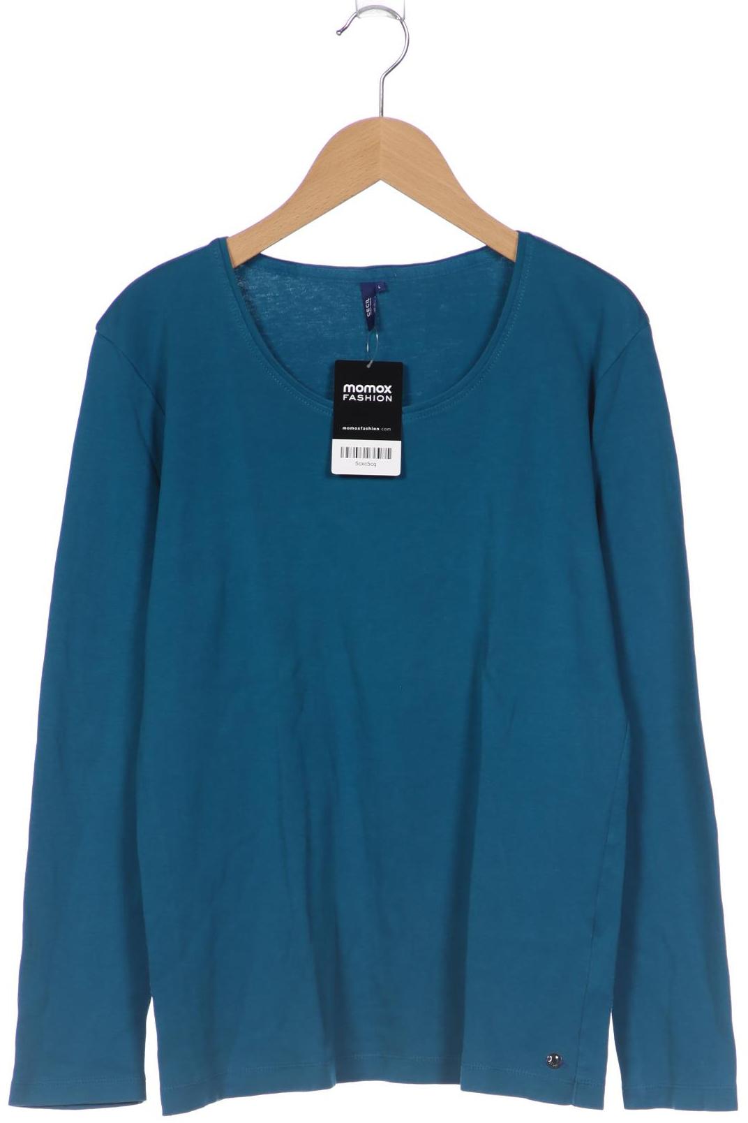 

Cecil Damen Langarmshirt, blau, Gr. 42