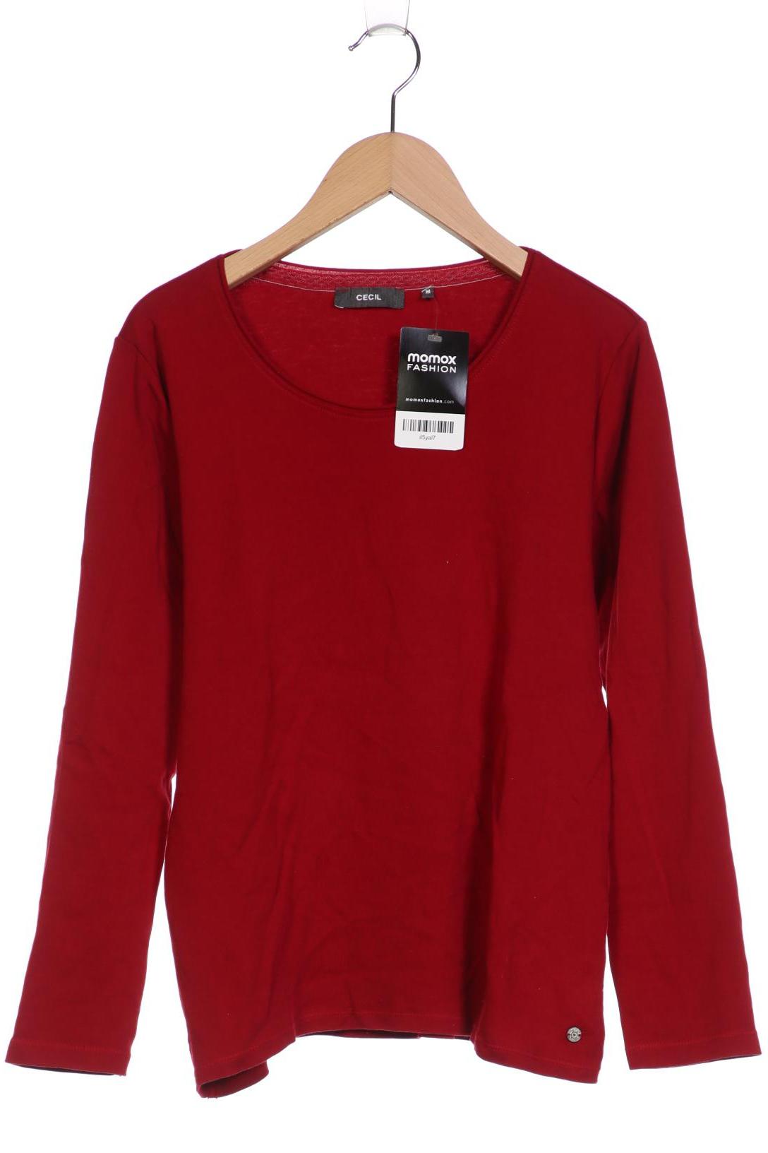 

Cecil Damen Langarmshirt, rot, Gr. 38