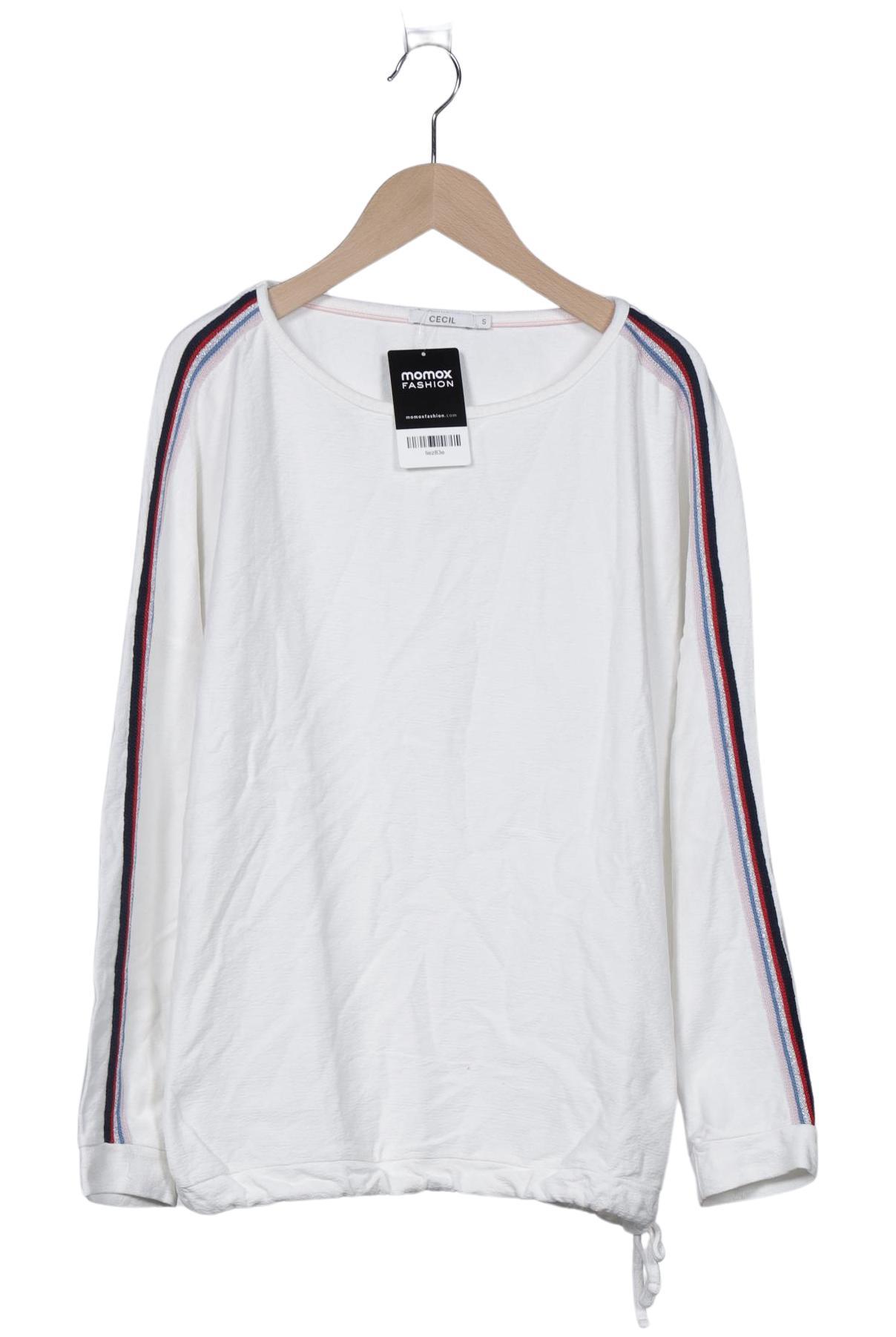 

Cecil Damen Langarmshirt, weiß, Gr. 36