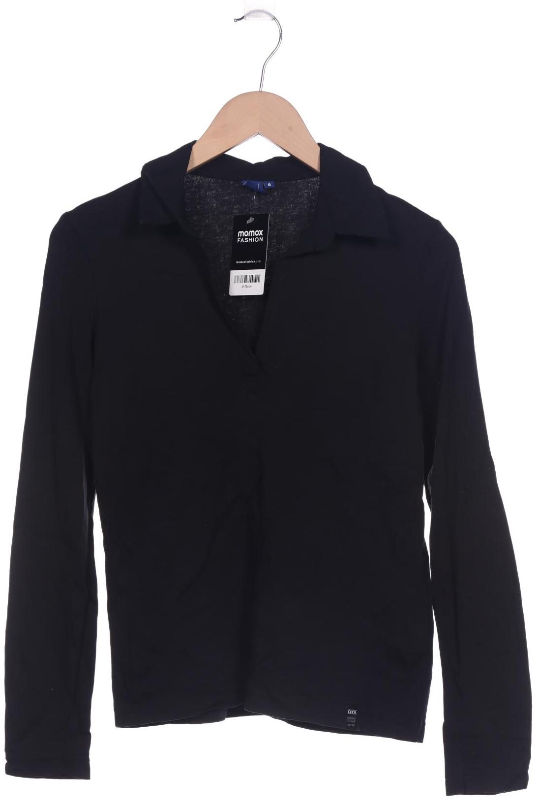 

Cecil Damen Langarmshirt, schwarz, Gr. 36